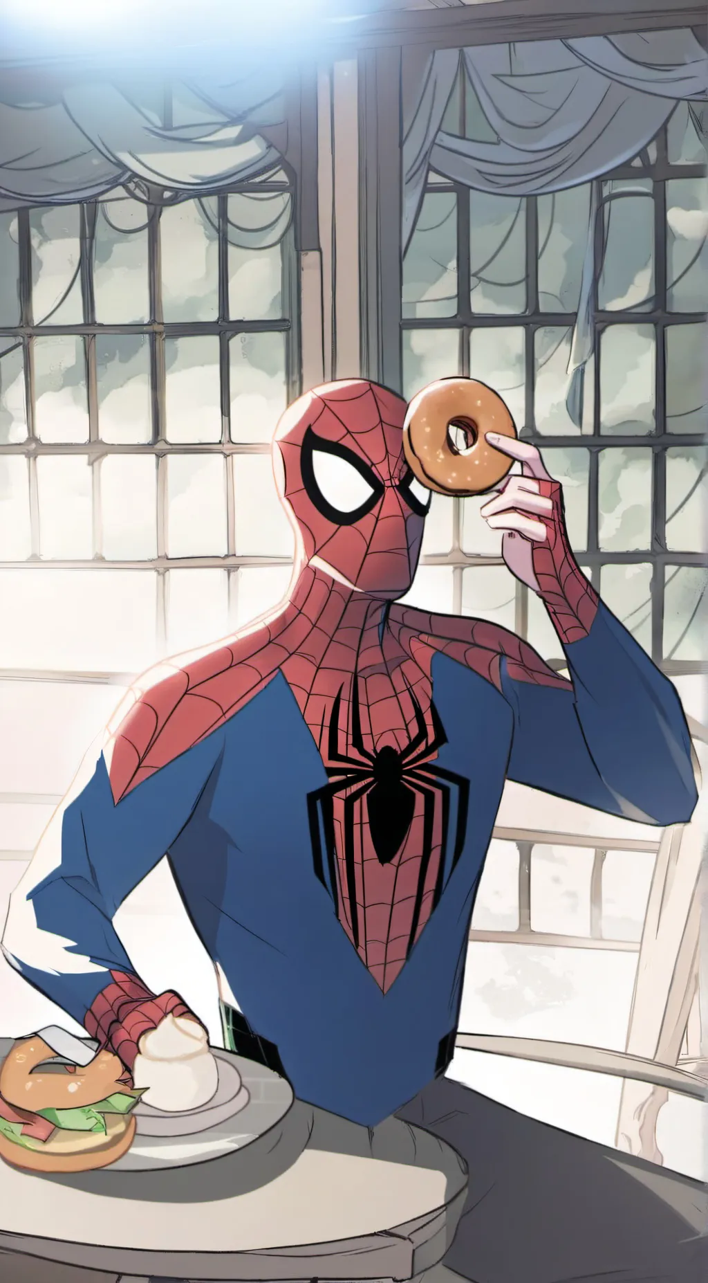 ai character: Peter Parker background