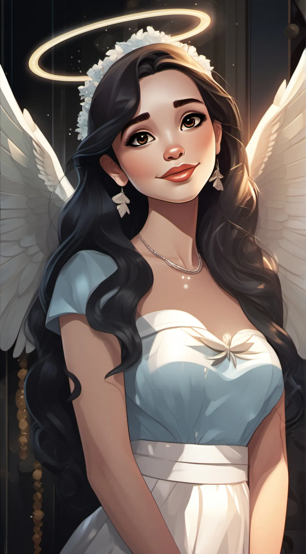 ai character: Angel background