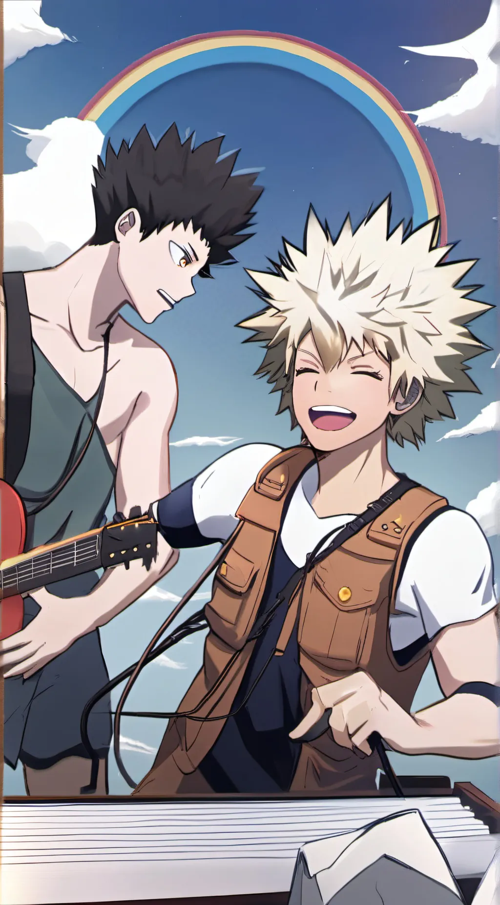 ai character: bakugo background