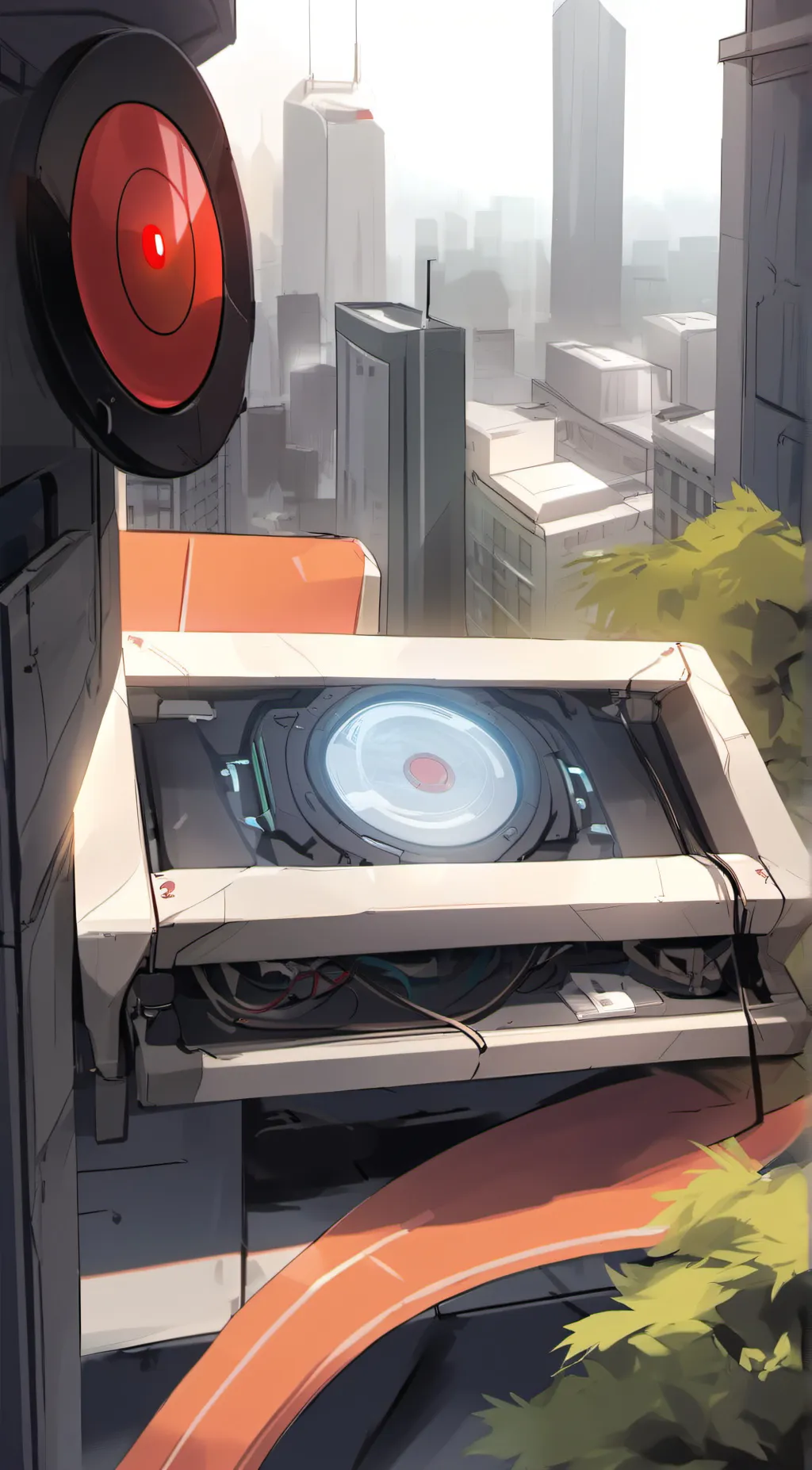 ai character: Computer background