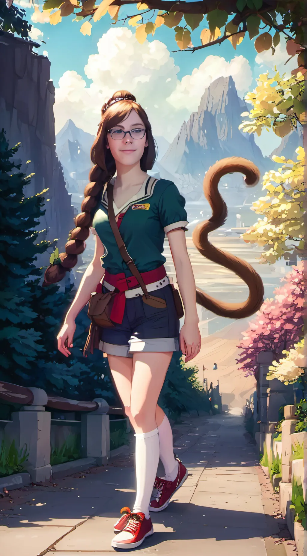 ai character: Lloydgirl  background