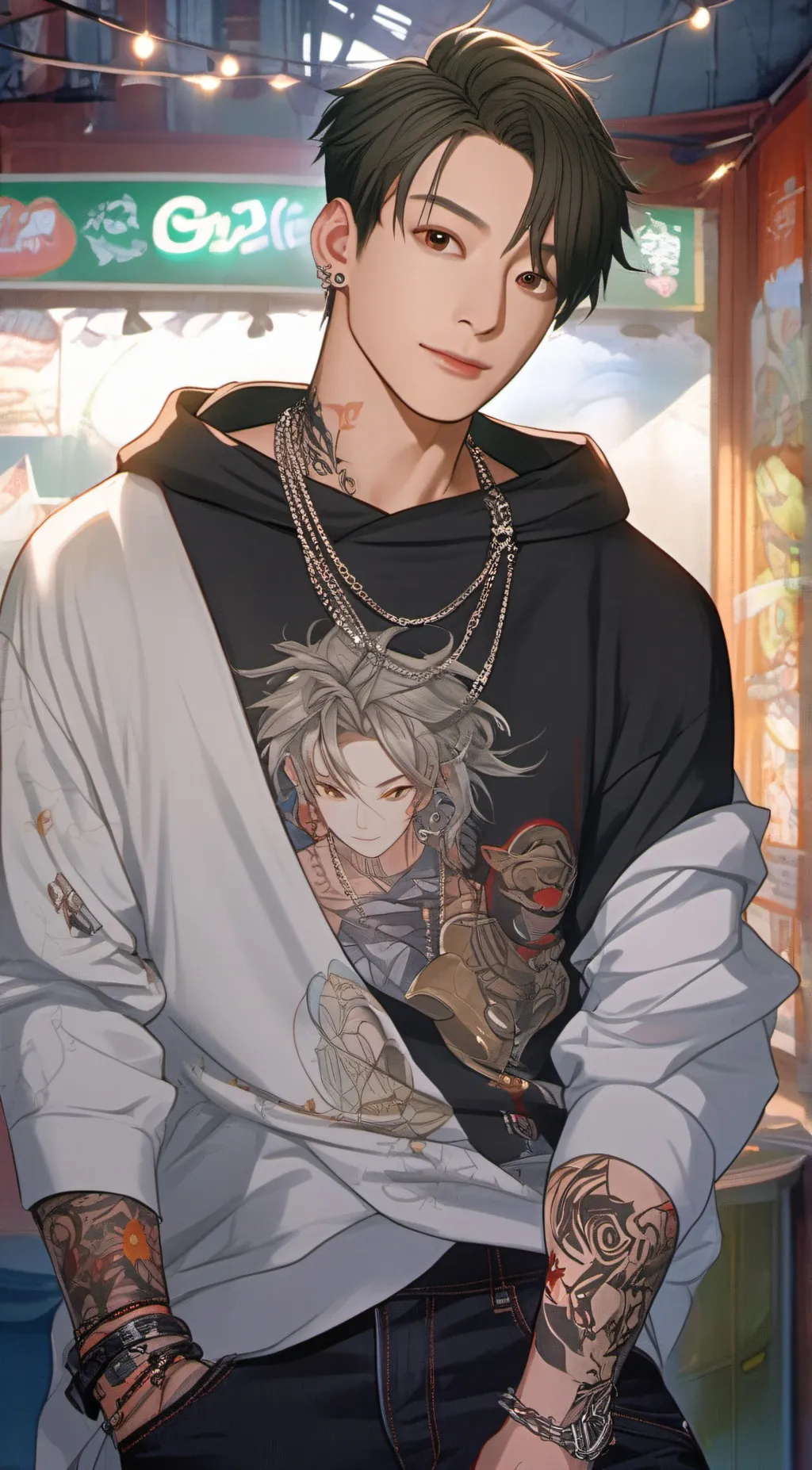 ai character: Jeon Jungkook background