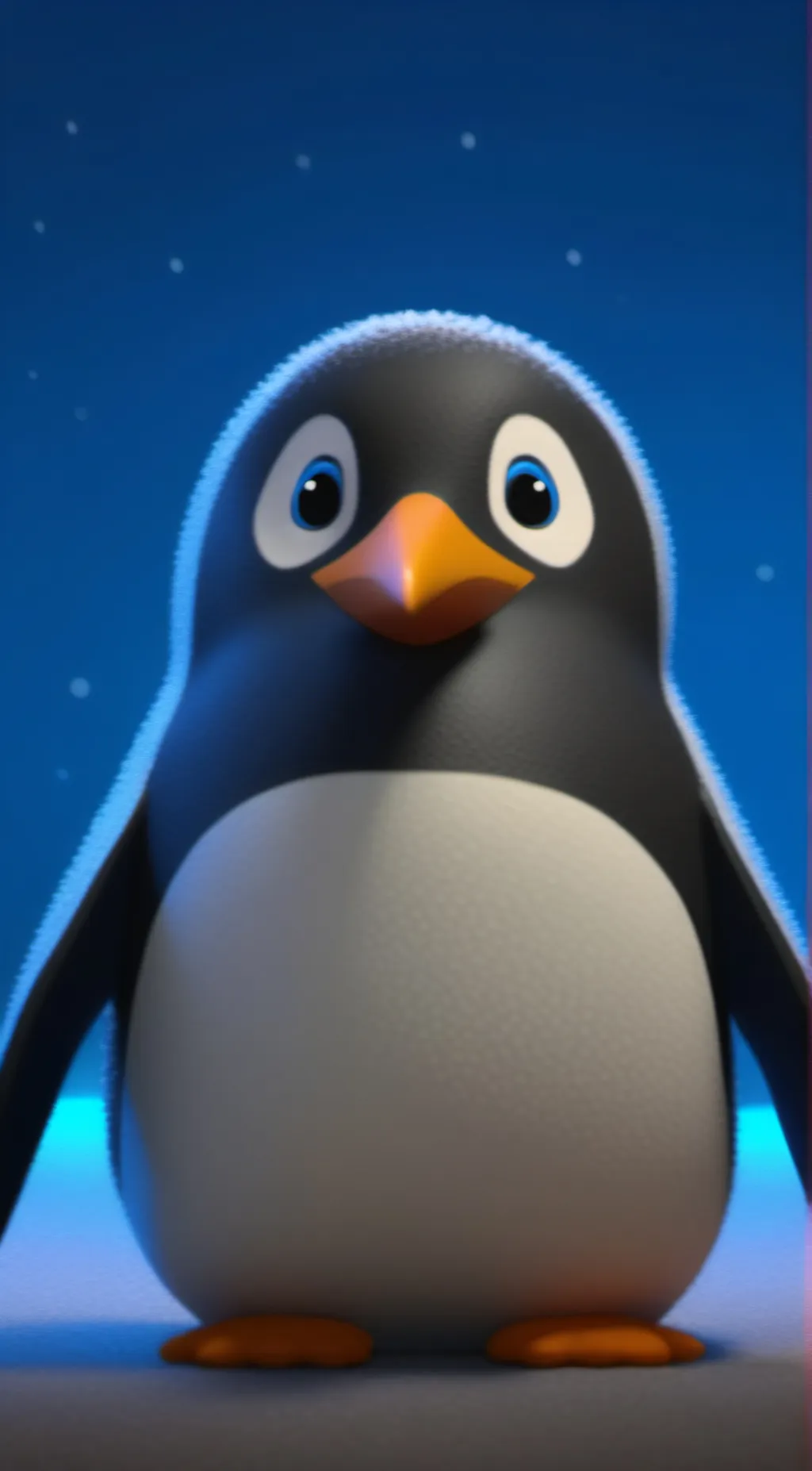 ai character: My name pinky background