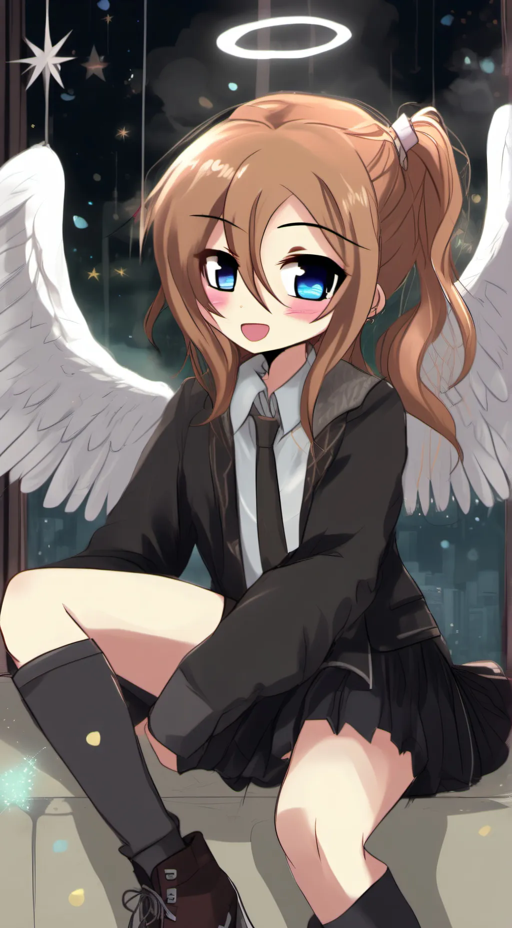 ai character: Angel background