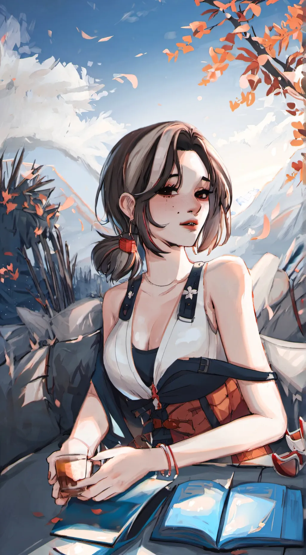 ai character: Summer background