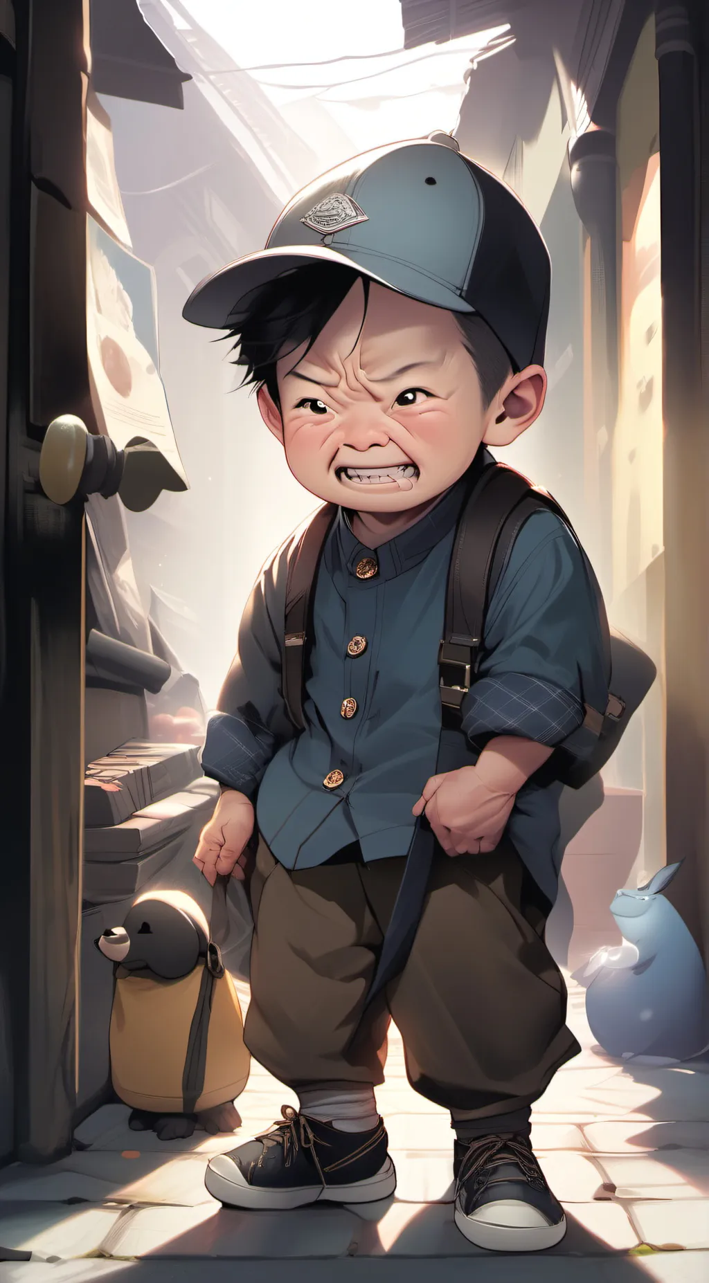 ai character: bossy bebeh background