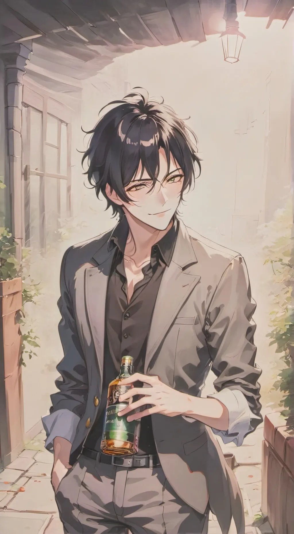 ai character: Akari background