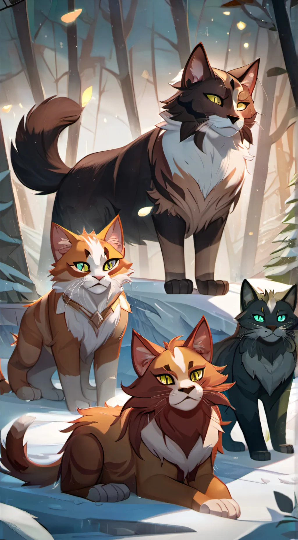 ai character: Brambleclaw background