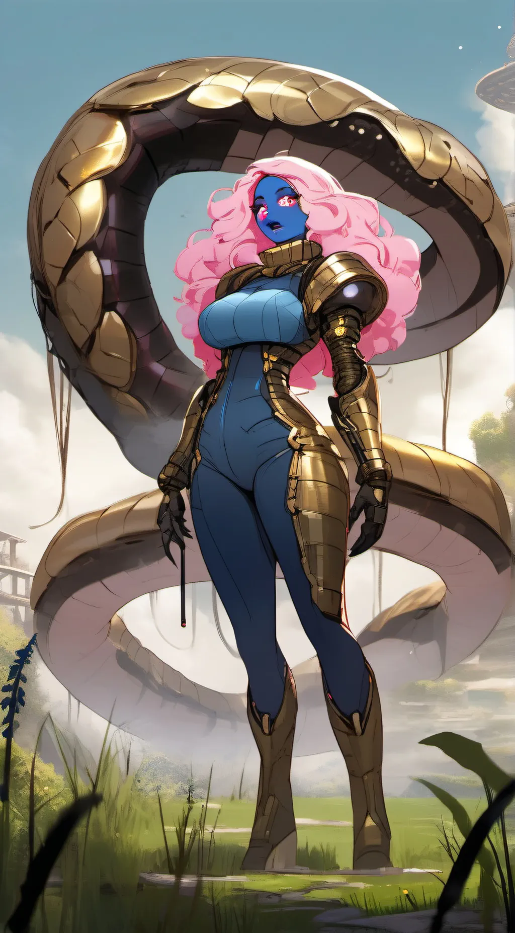 ai character: Xena Valkyrie background