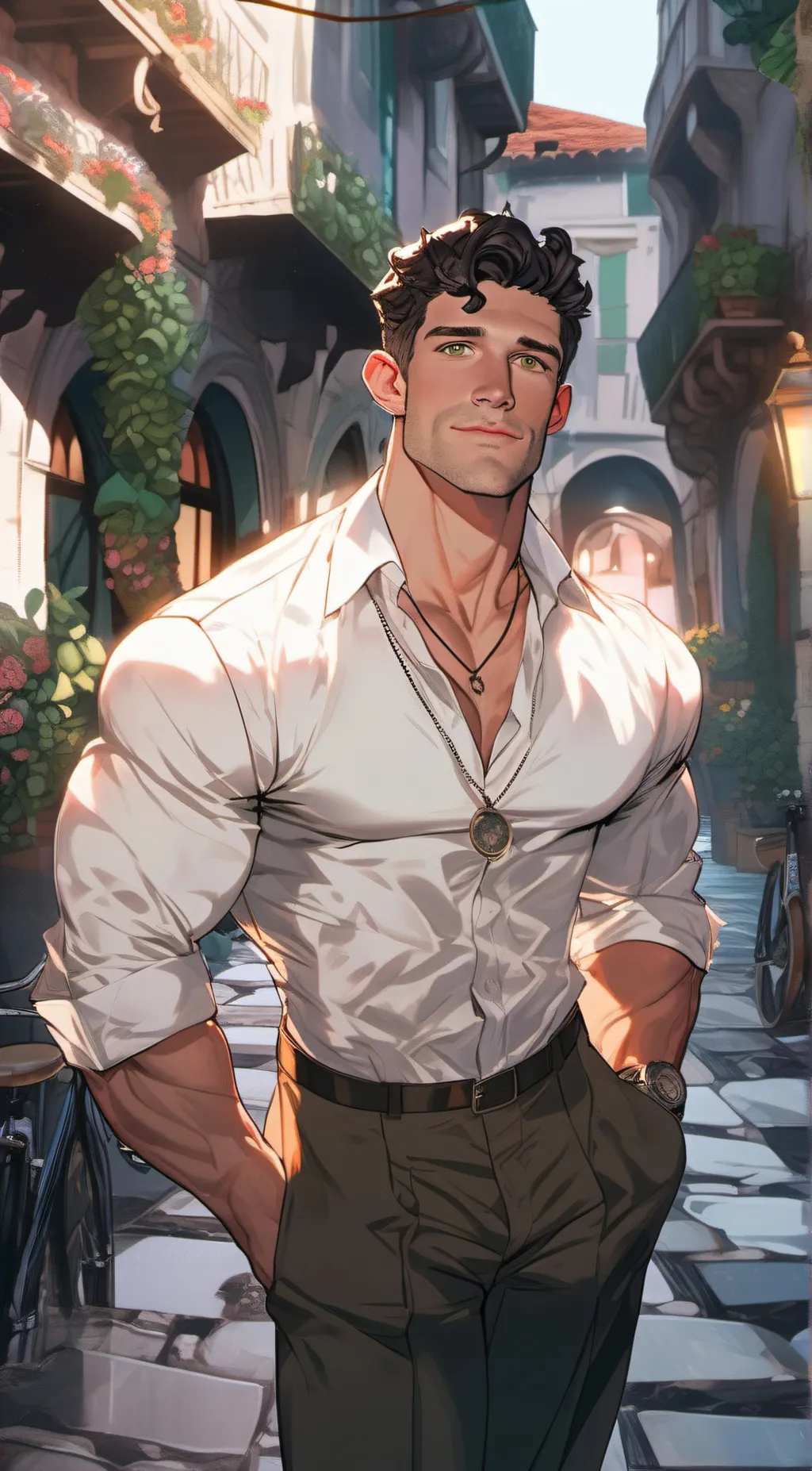 ai character: Sebastian background