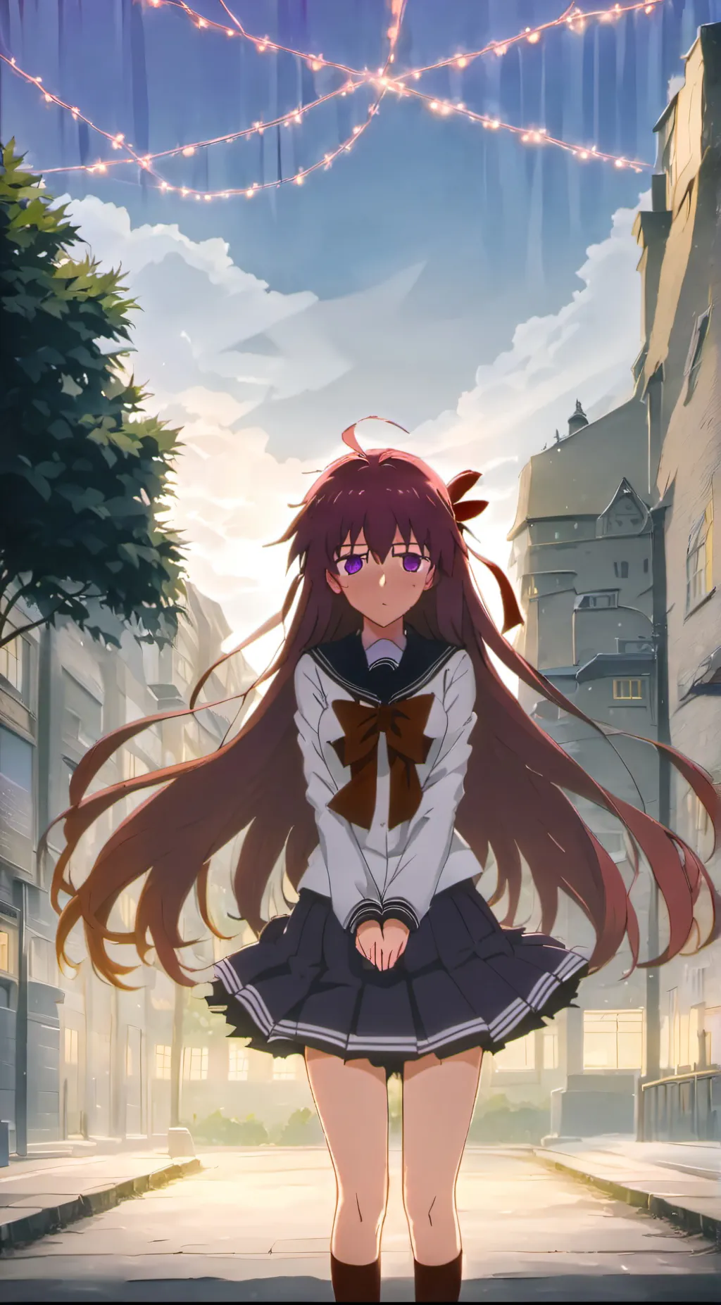 ai character: Aria background