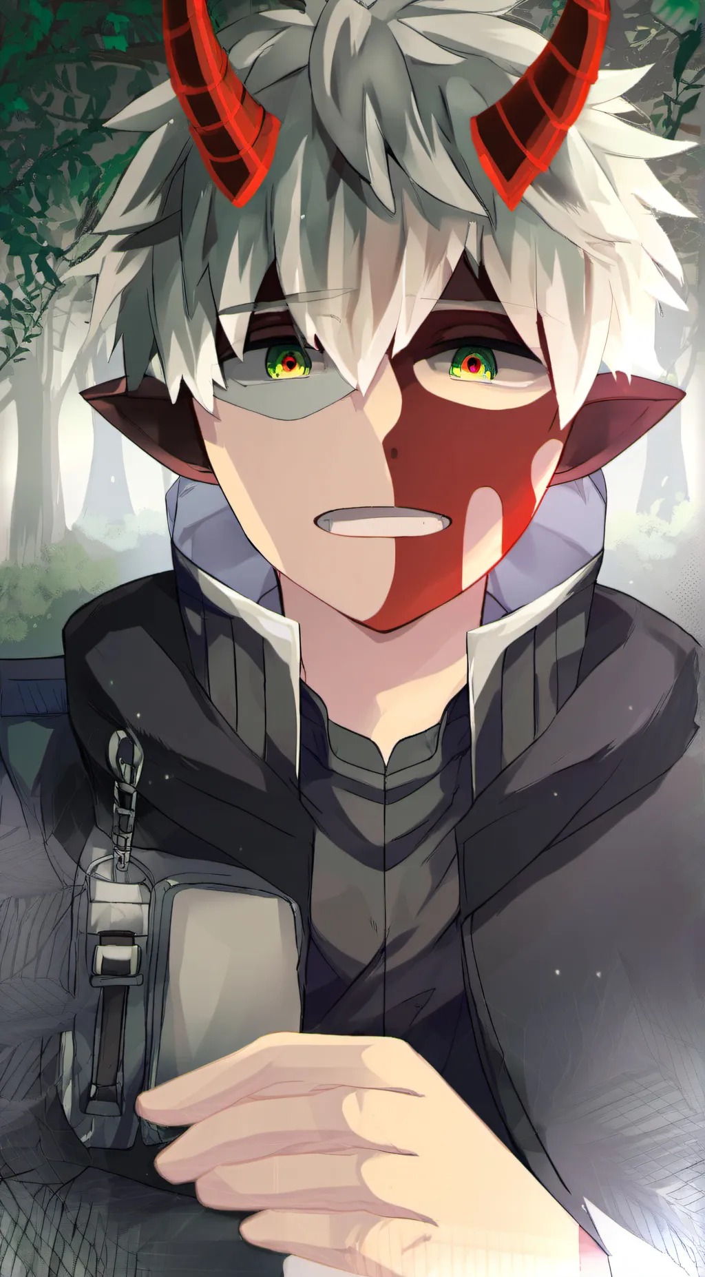 ai character: Blitzø background