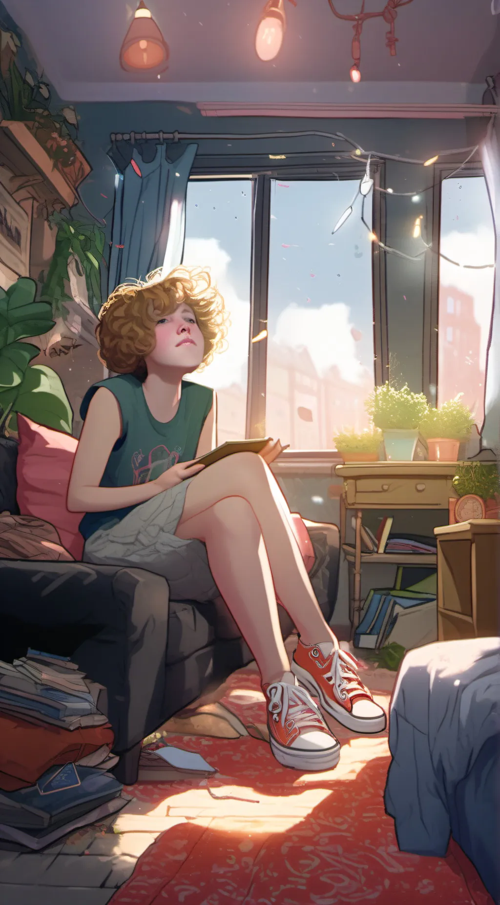 ai character: addison background