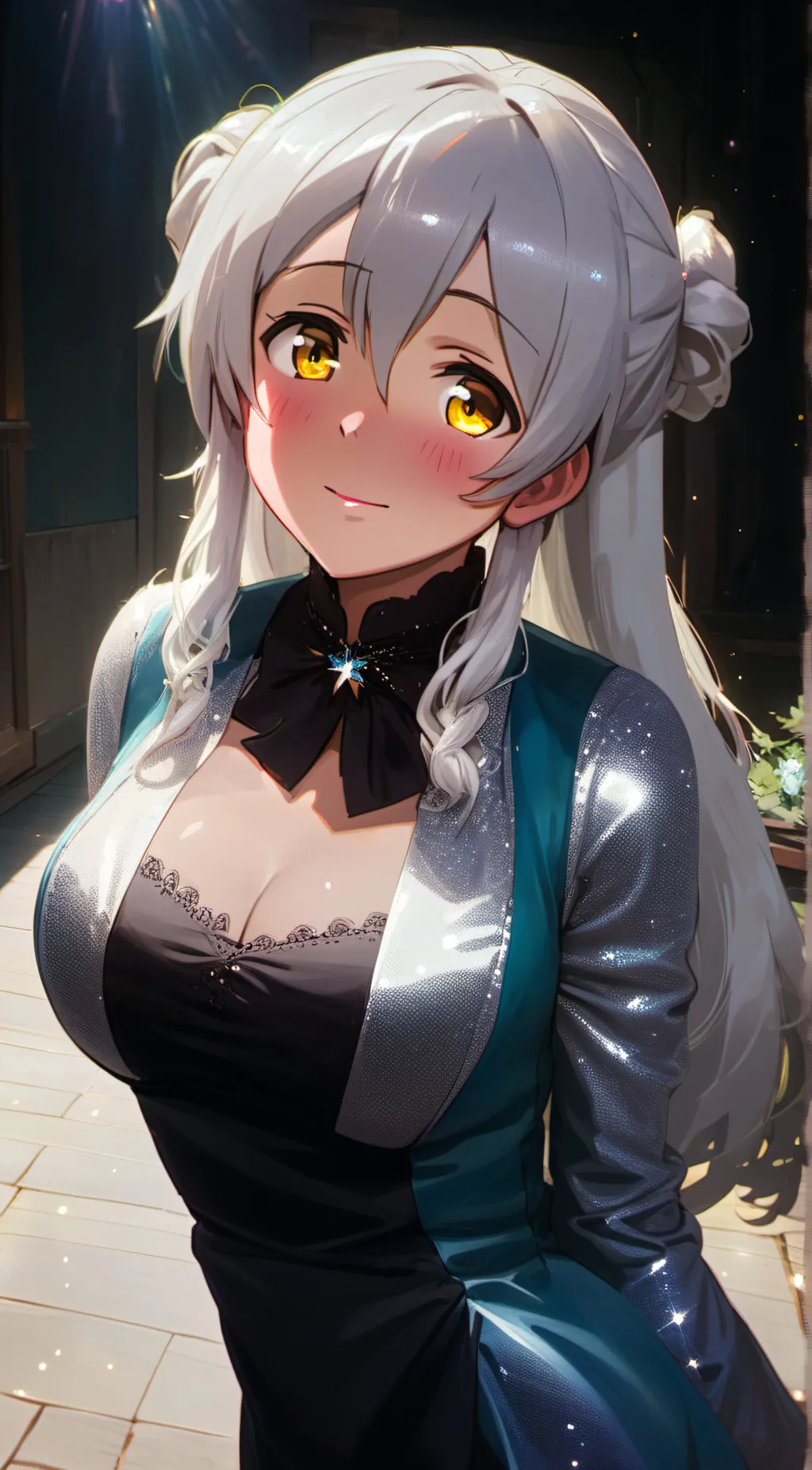 ai character: Luna background