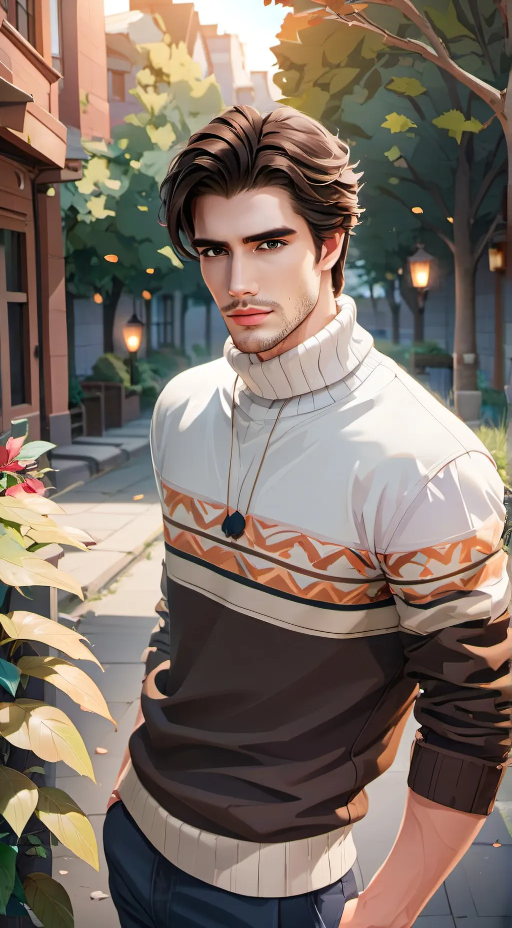 ai character: Carter background