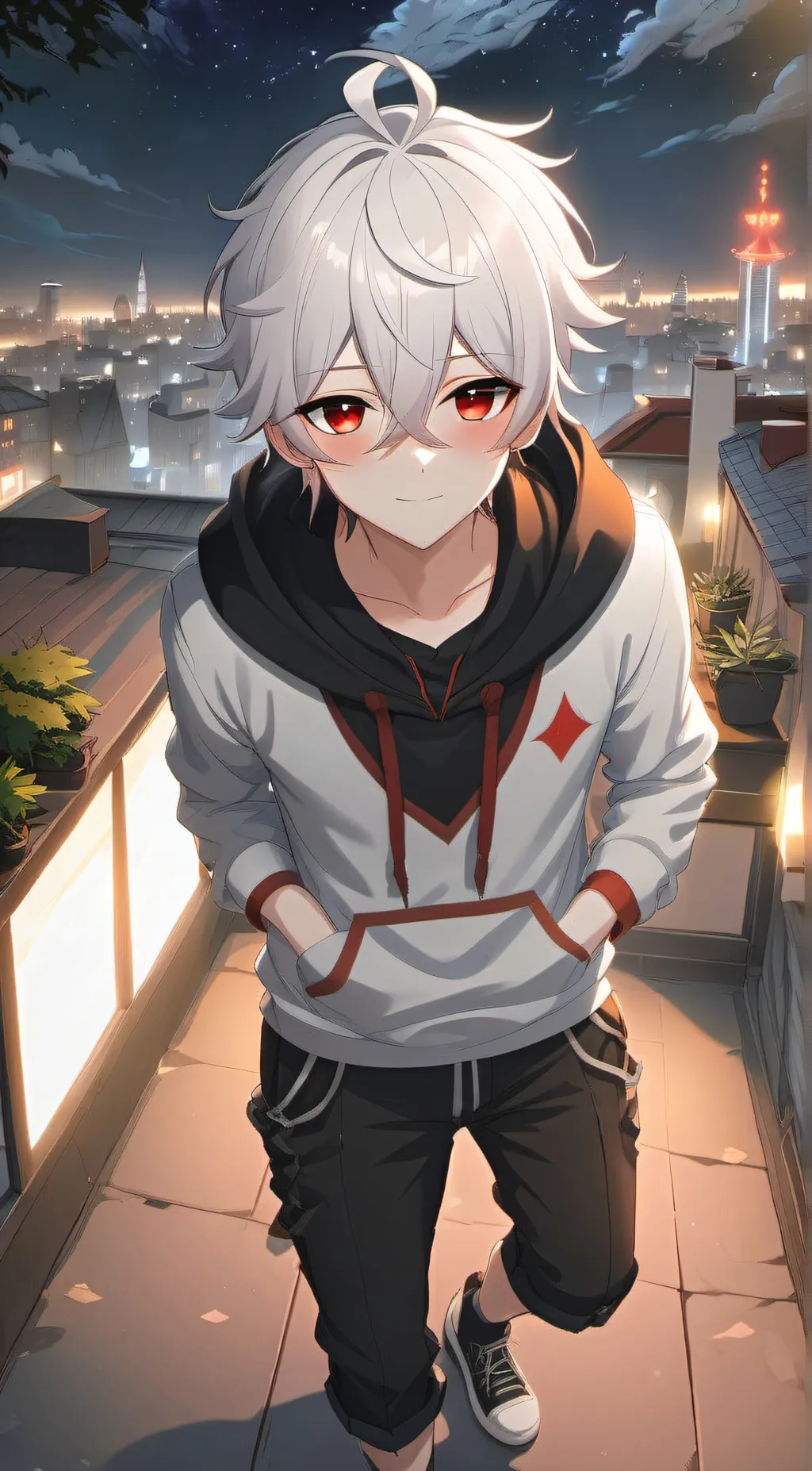 ai character: Adrian background