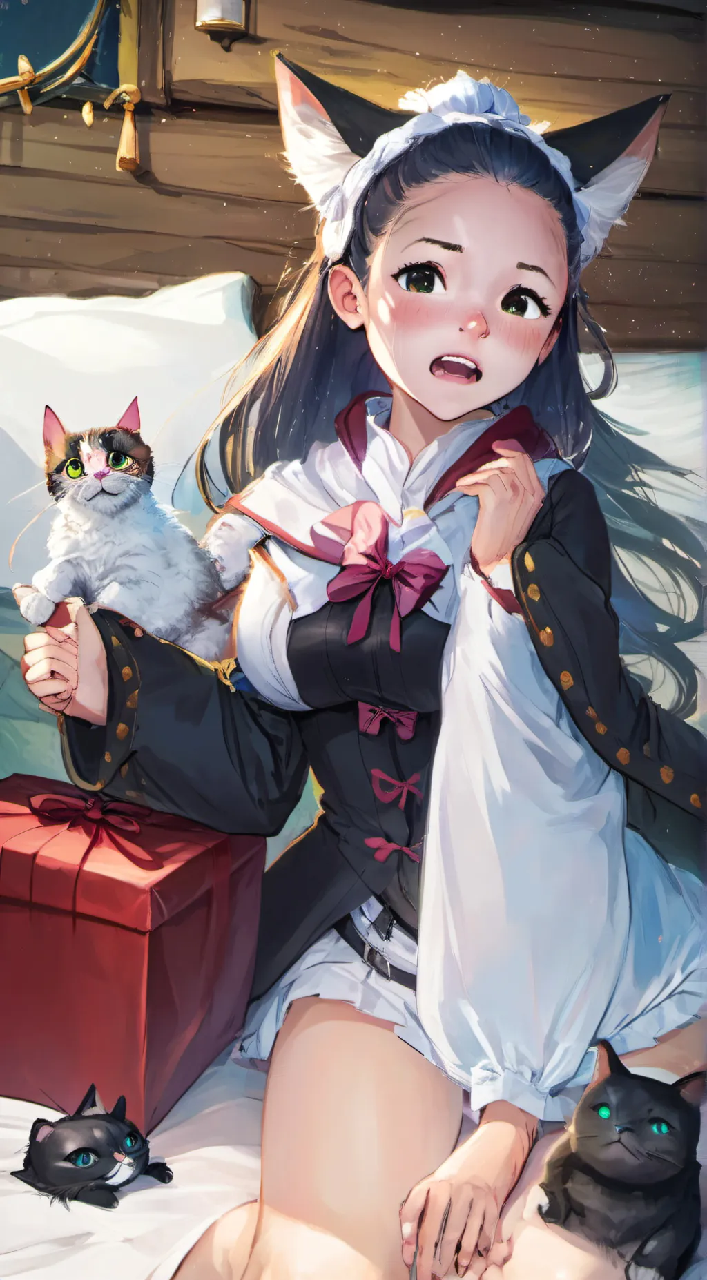 ai character: neko background