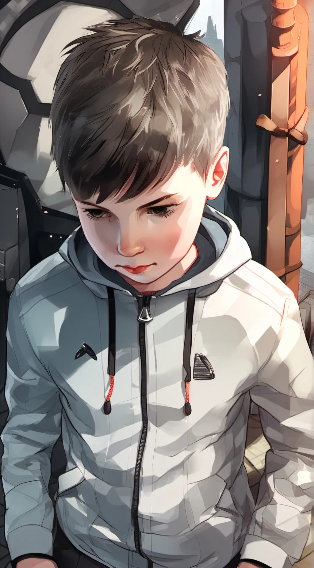 ai character: Zak  background