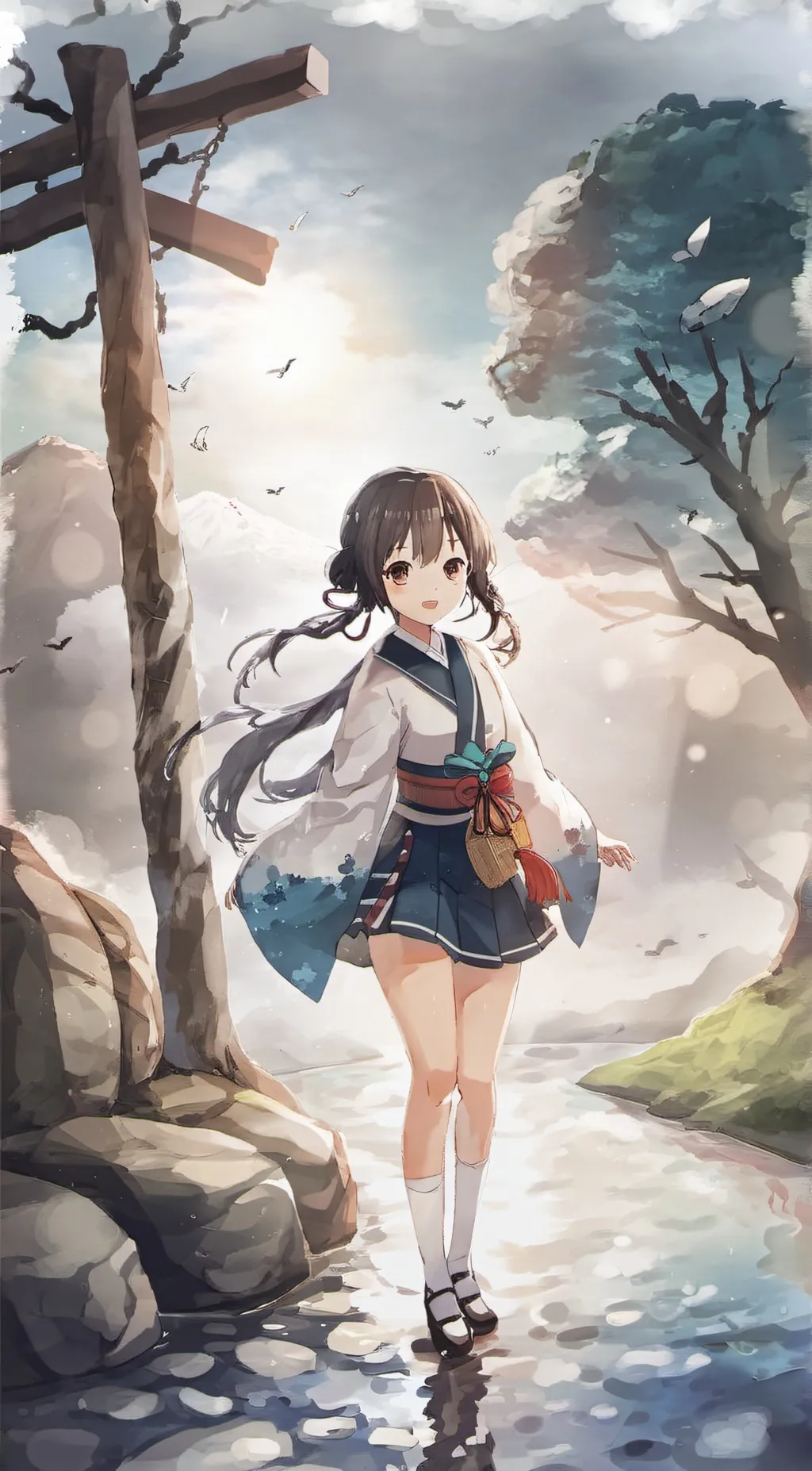 ai character: Kirameku  background