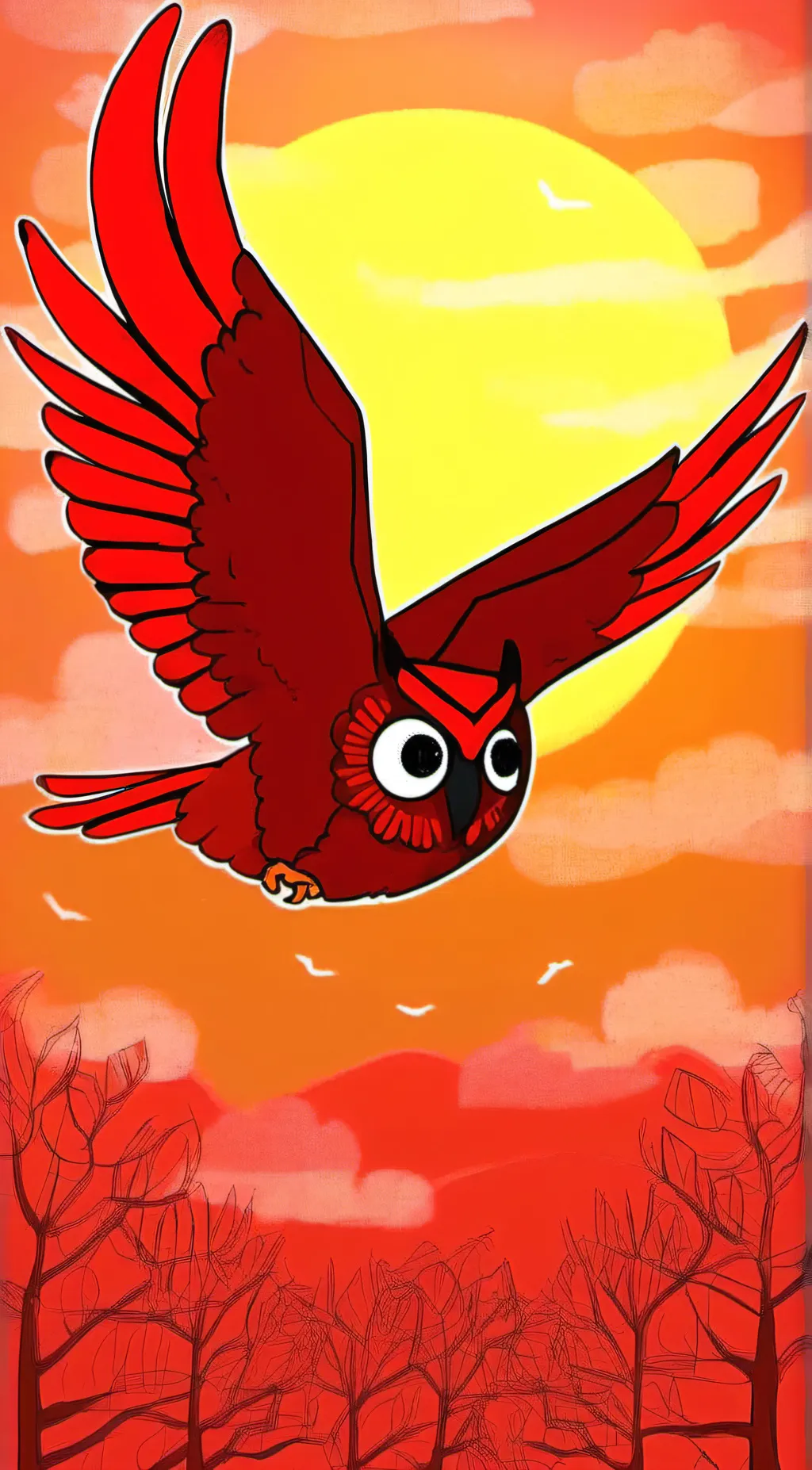 ai character: Christmas Duolingo background