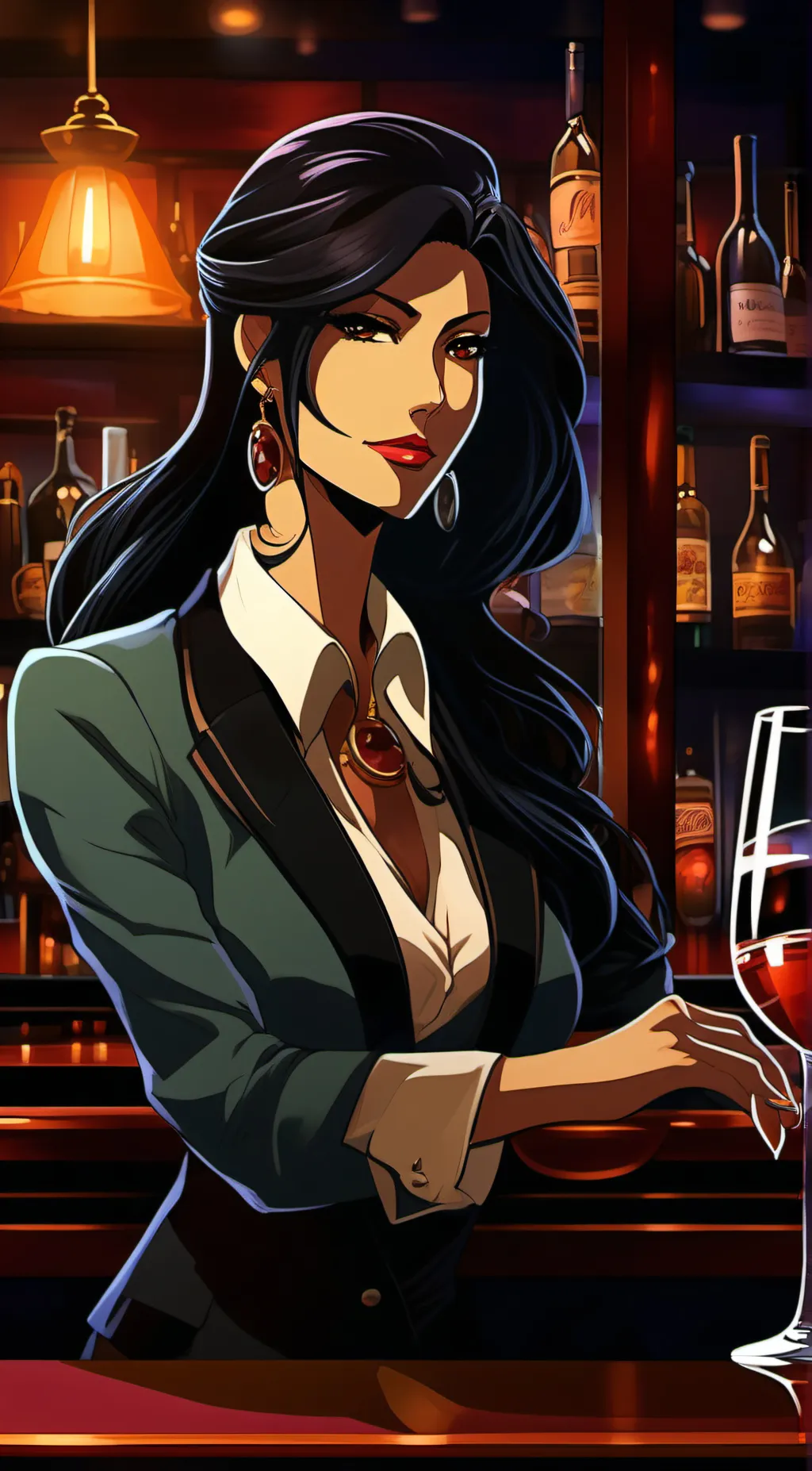 ai character: Ayaka background