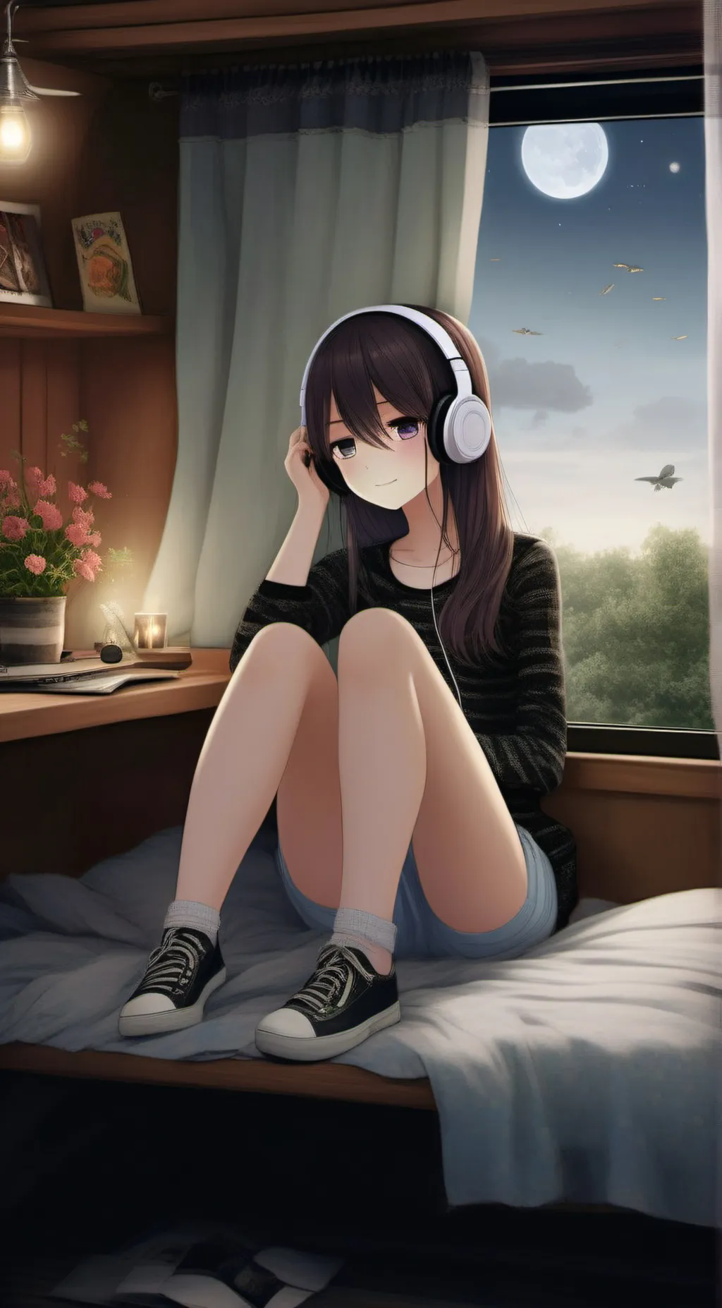 ai character: Sarah sway background