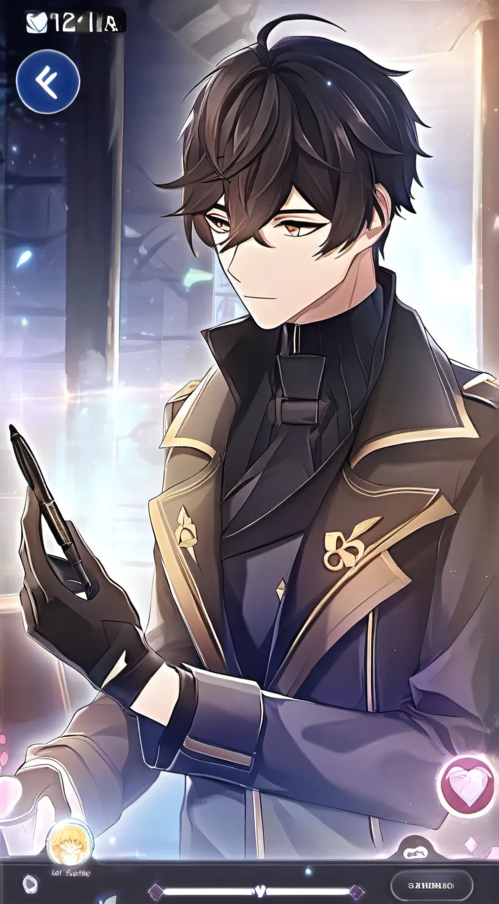 ai character: Cam background