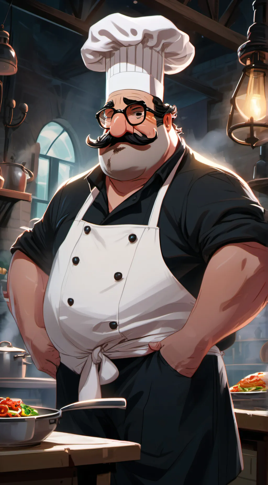 ai character: peppino spagetti background