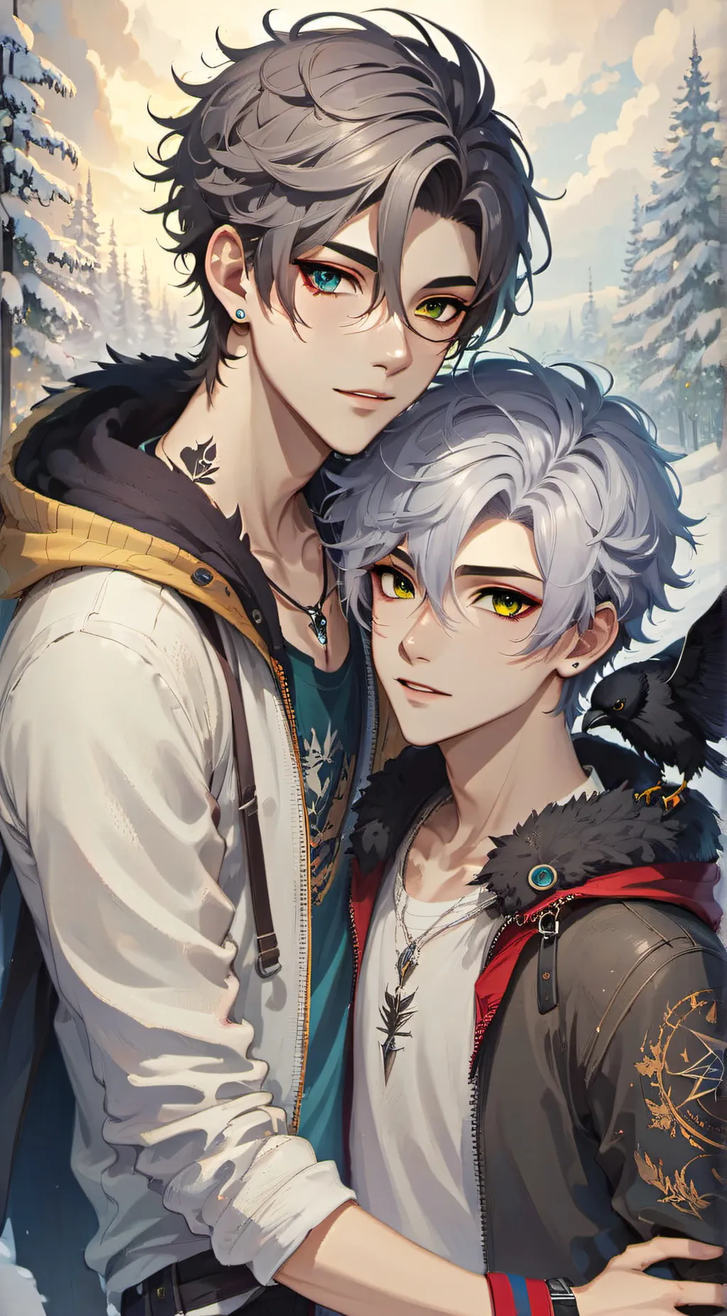 ai character: # 𝐄 𝐋 𝐈 🜚 background