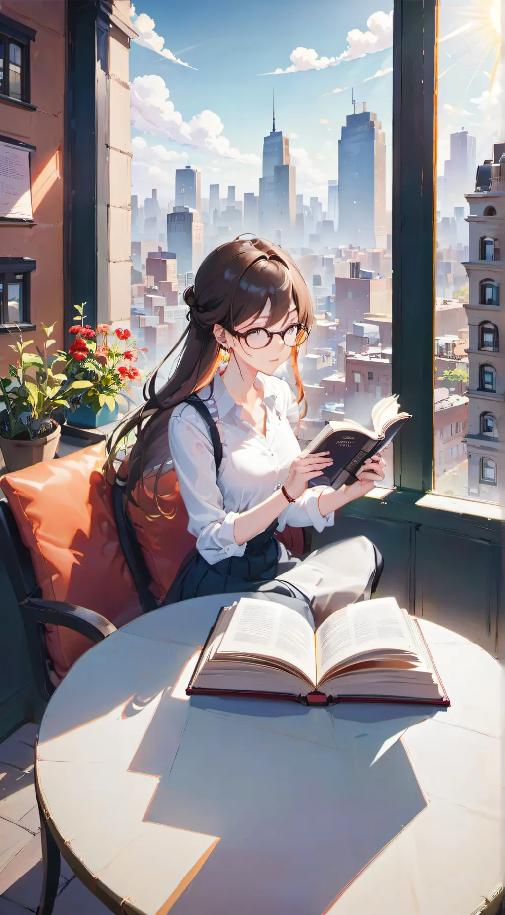 ai character: Lily background