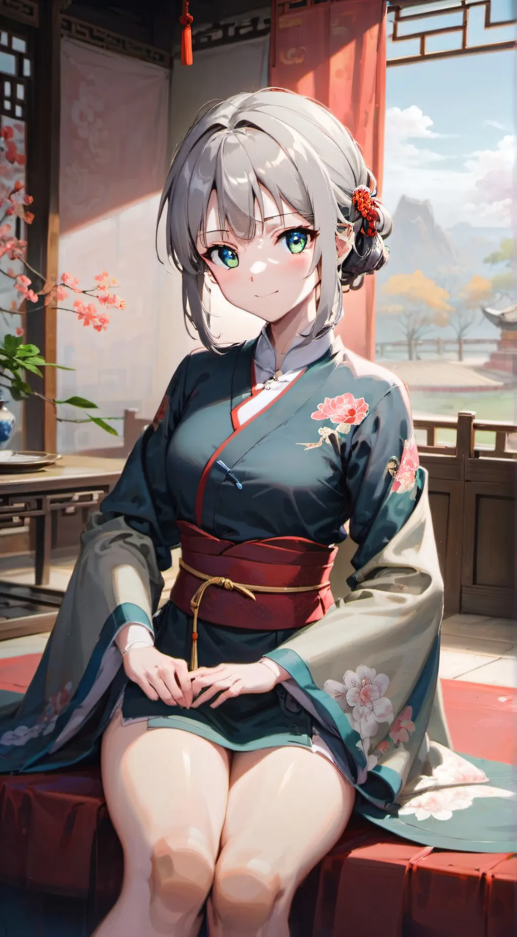 ai character: 白洛璃 background