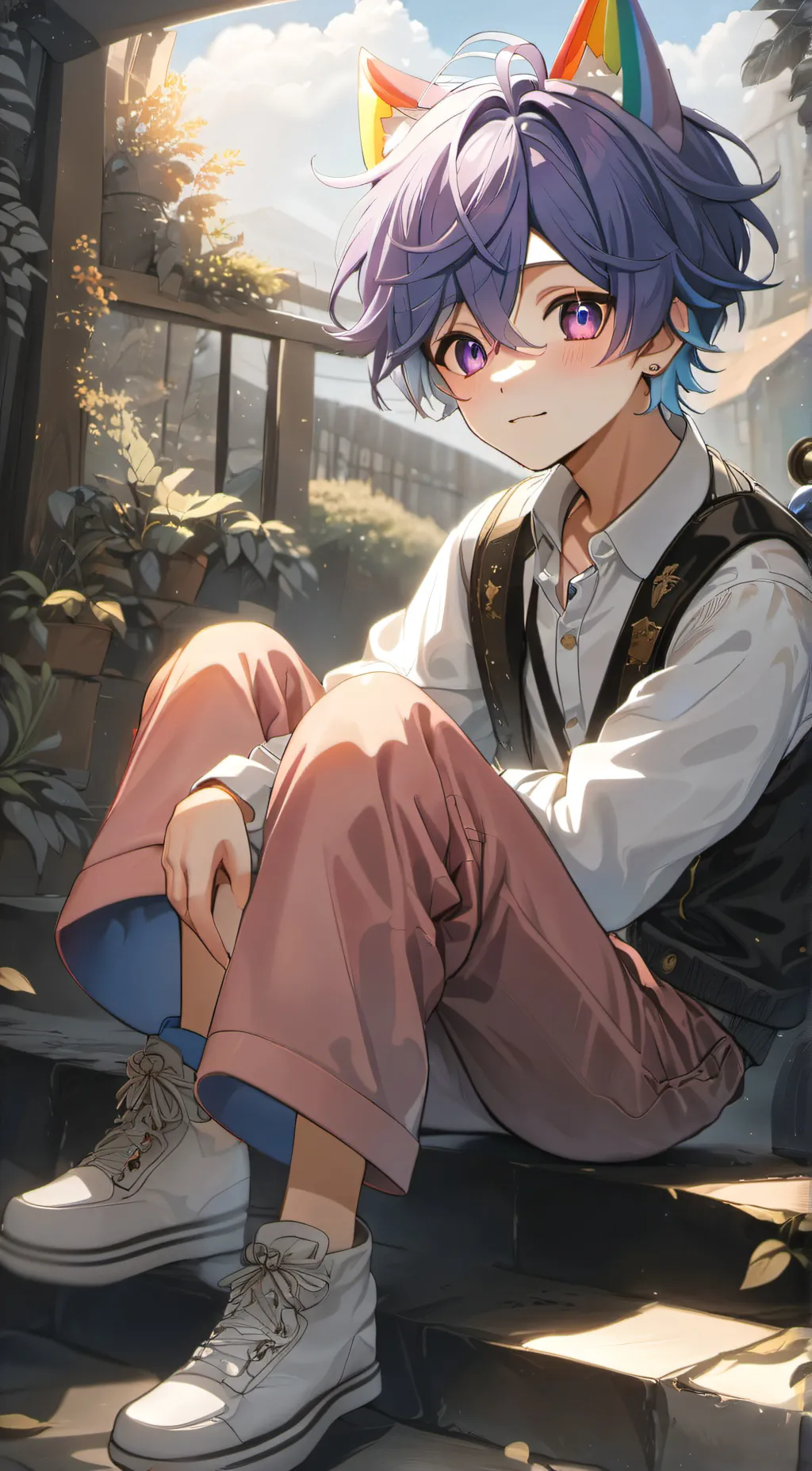 ai character: JK Brandon  background