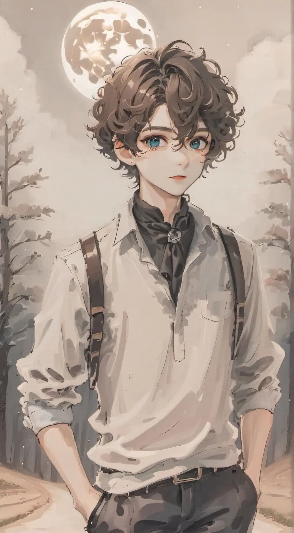 ai character: Rome (🙈❤️🙈) background