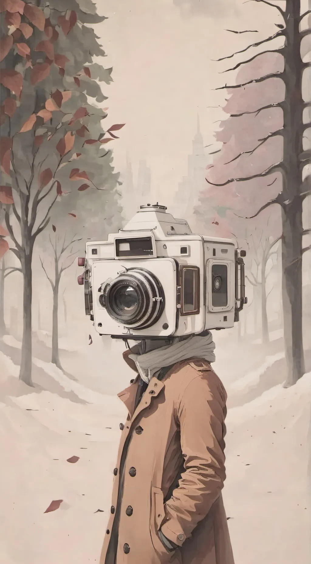 ai character: Brown Cameraman background