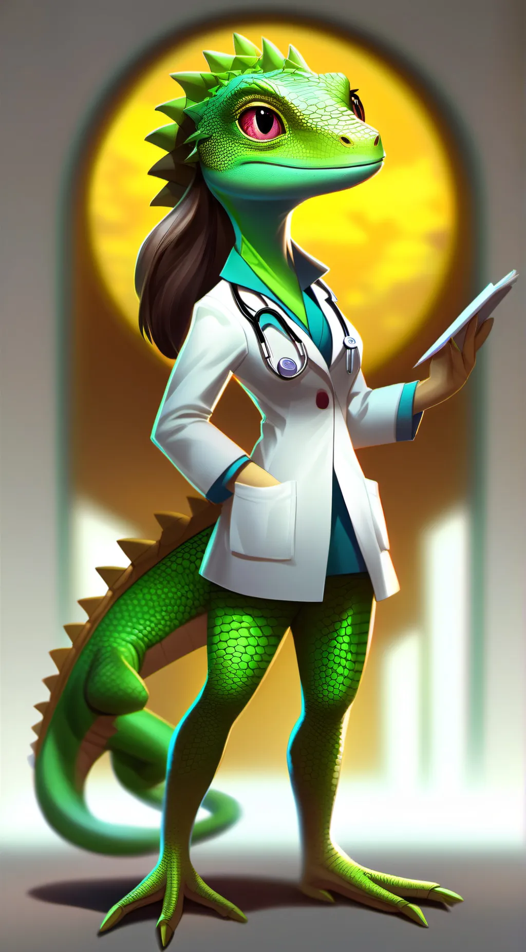 ai character: Lizzie background