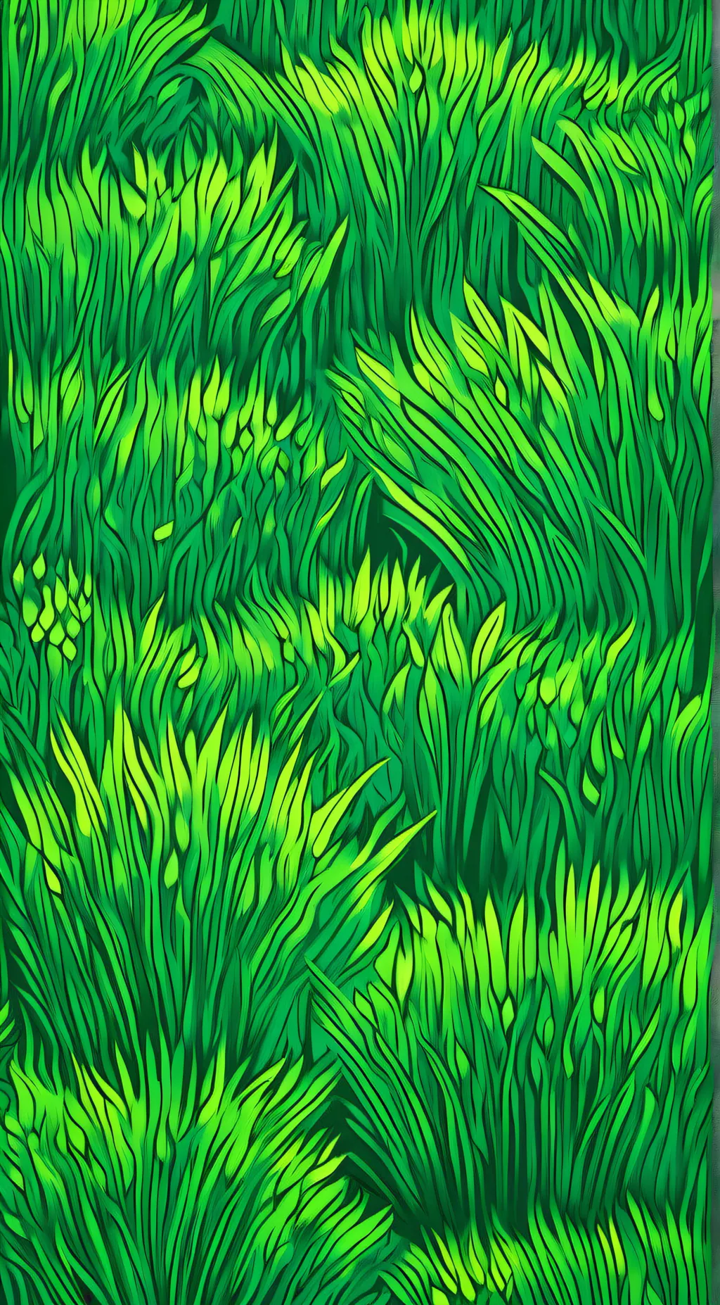 ai character: Grass  background