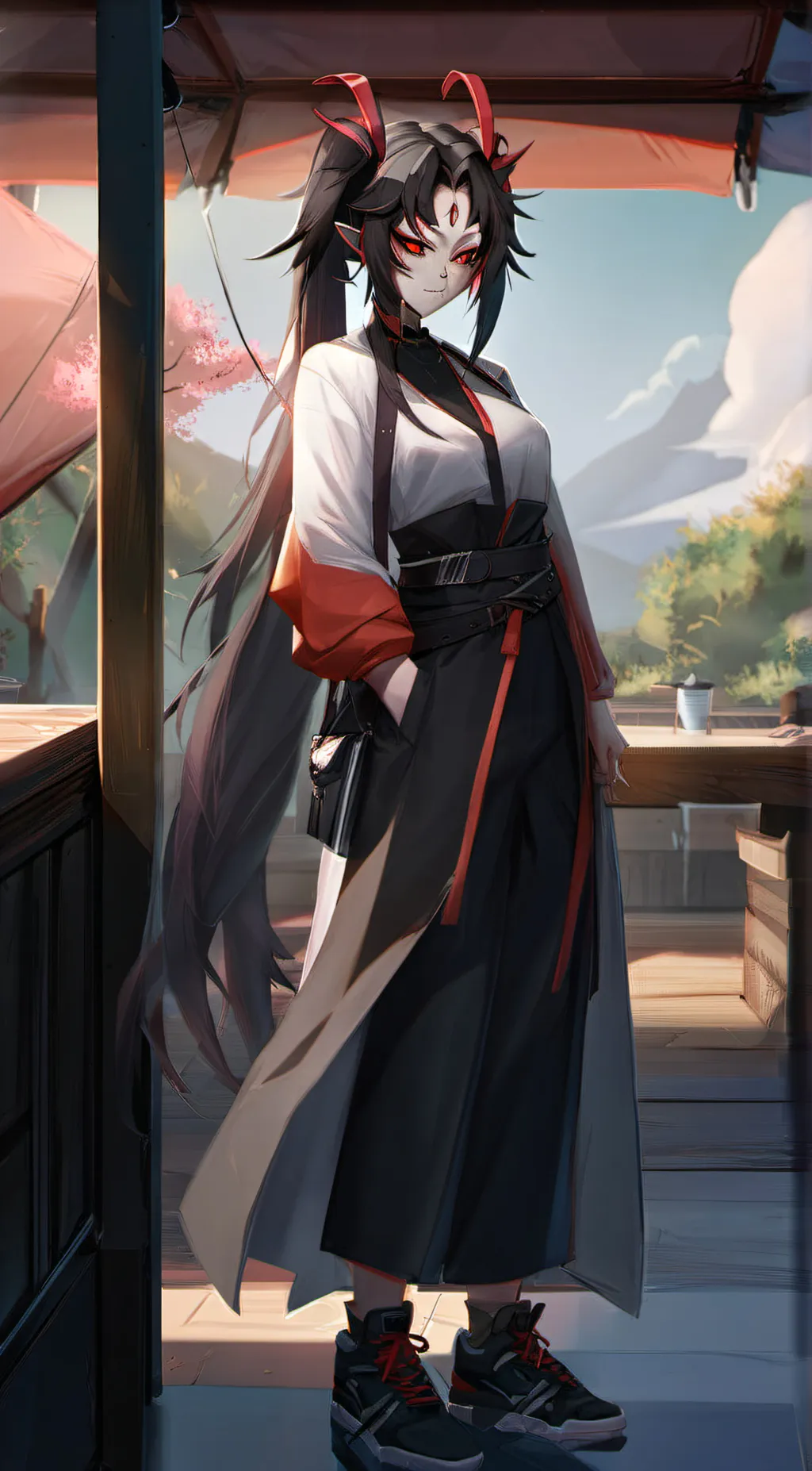 ai character: Lily background