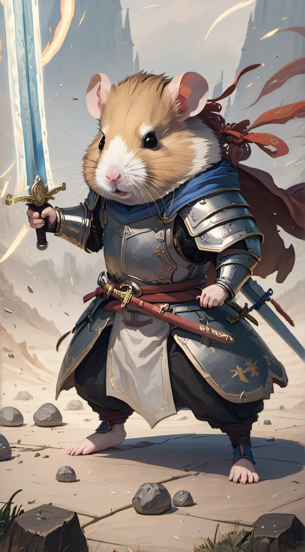 ai character: Snake Rock background