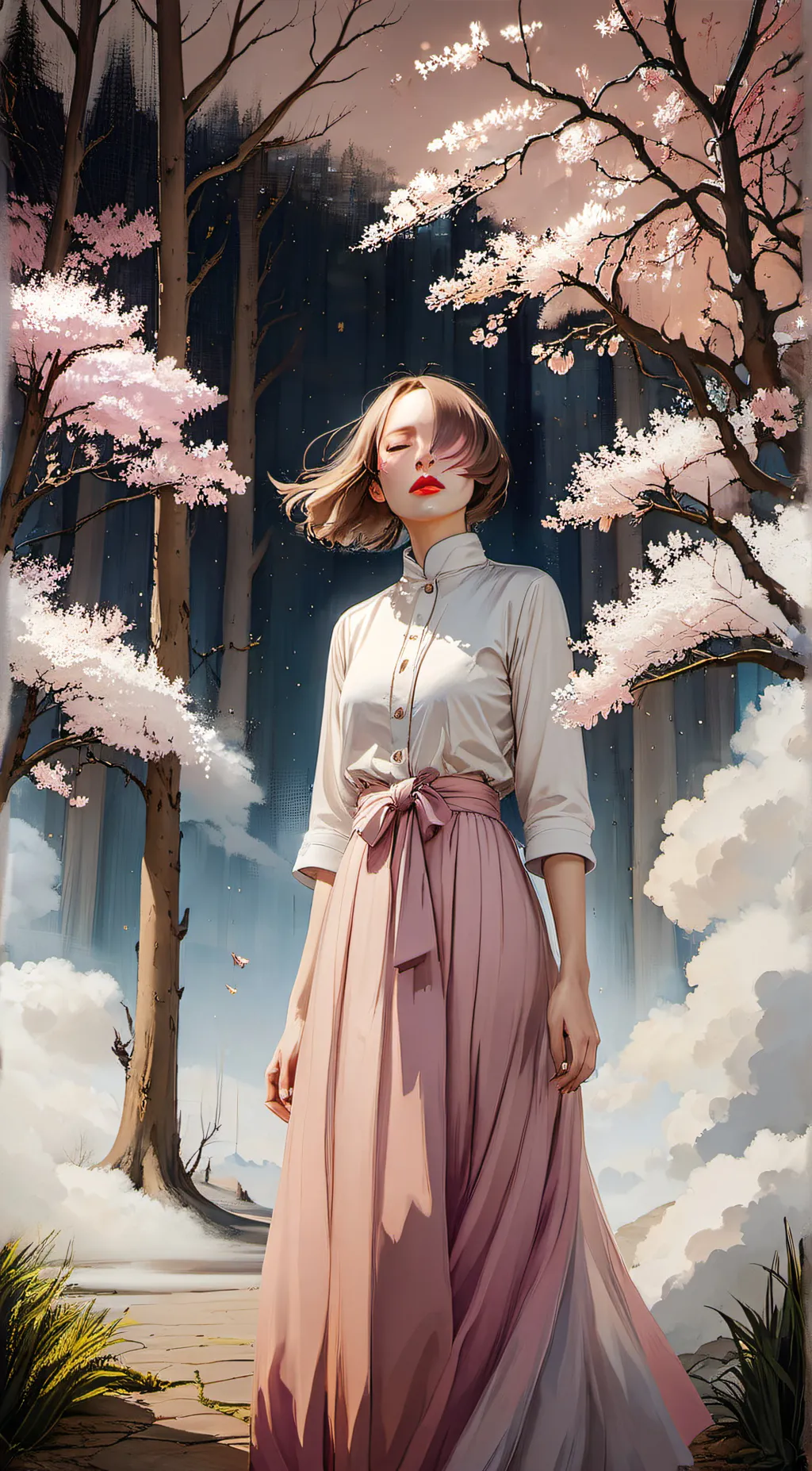 ai character: Aria background