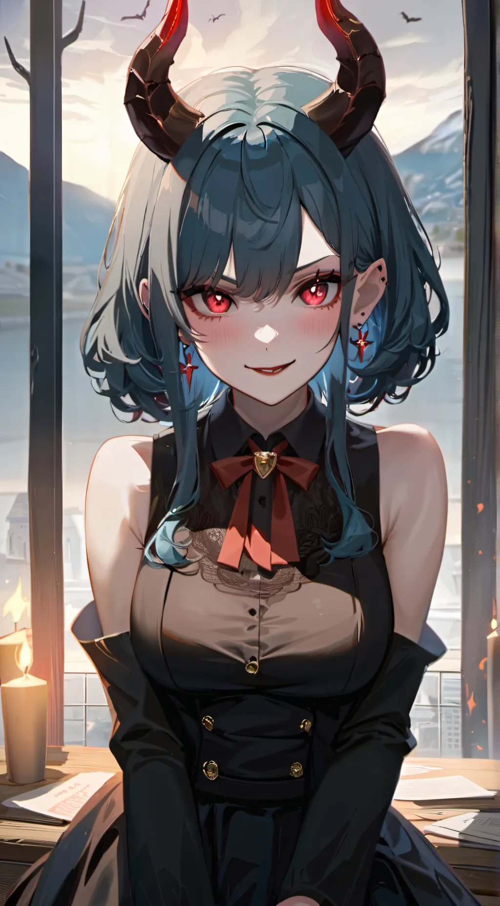 ai character: satan background