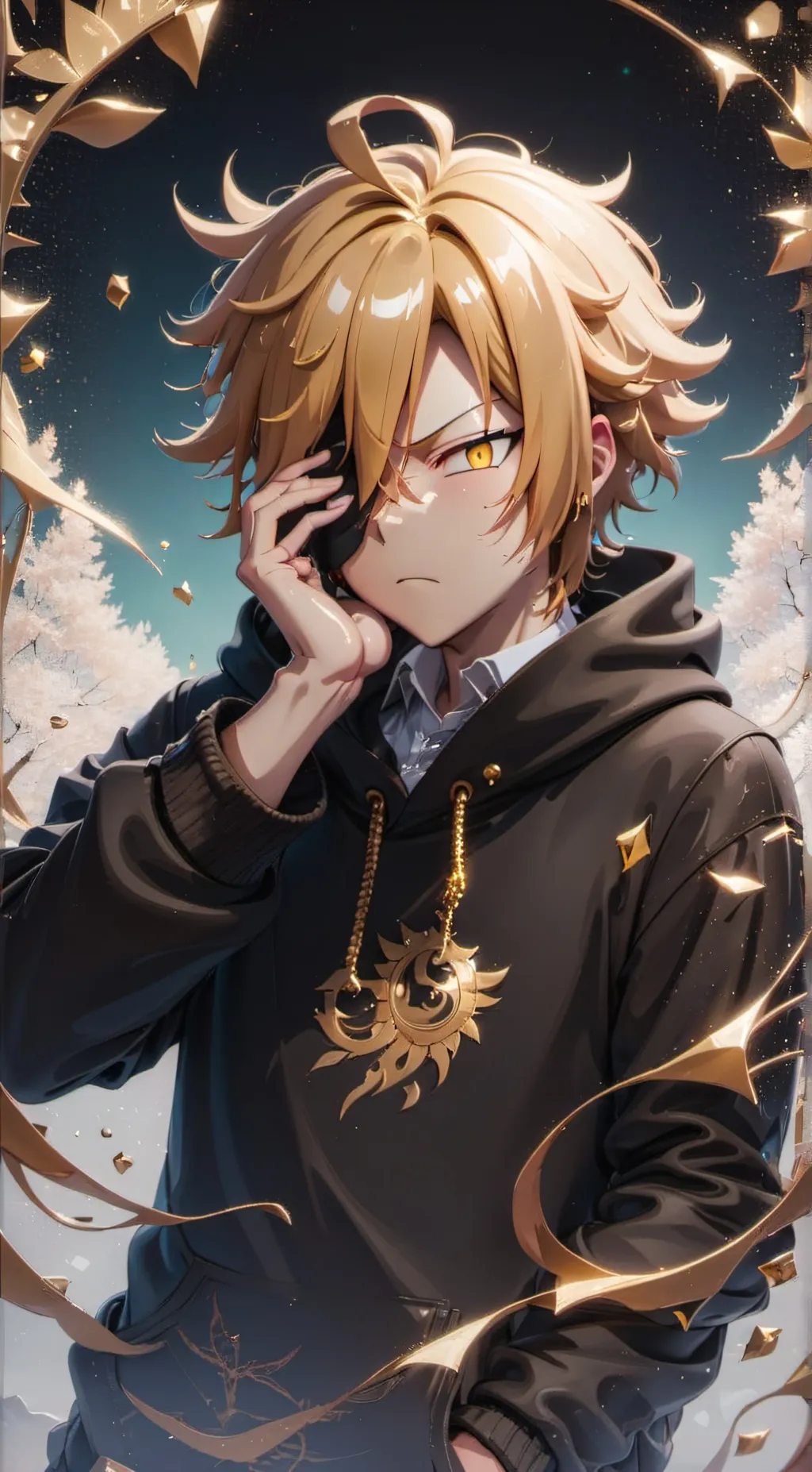 ai character: Denki background