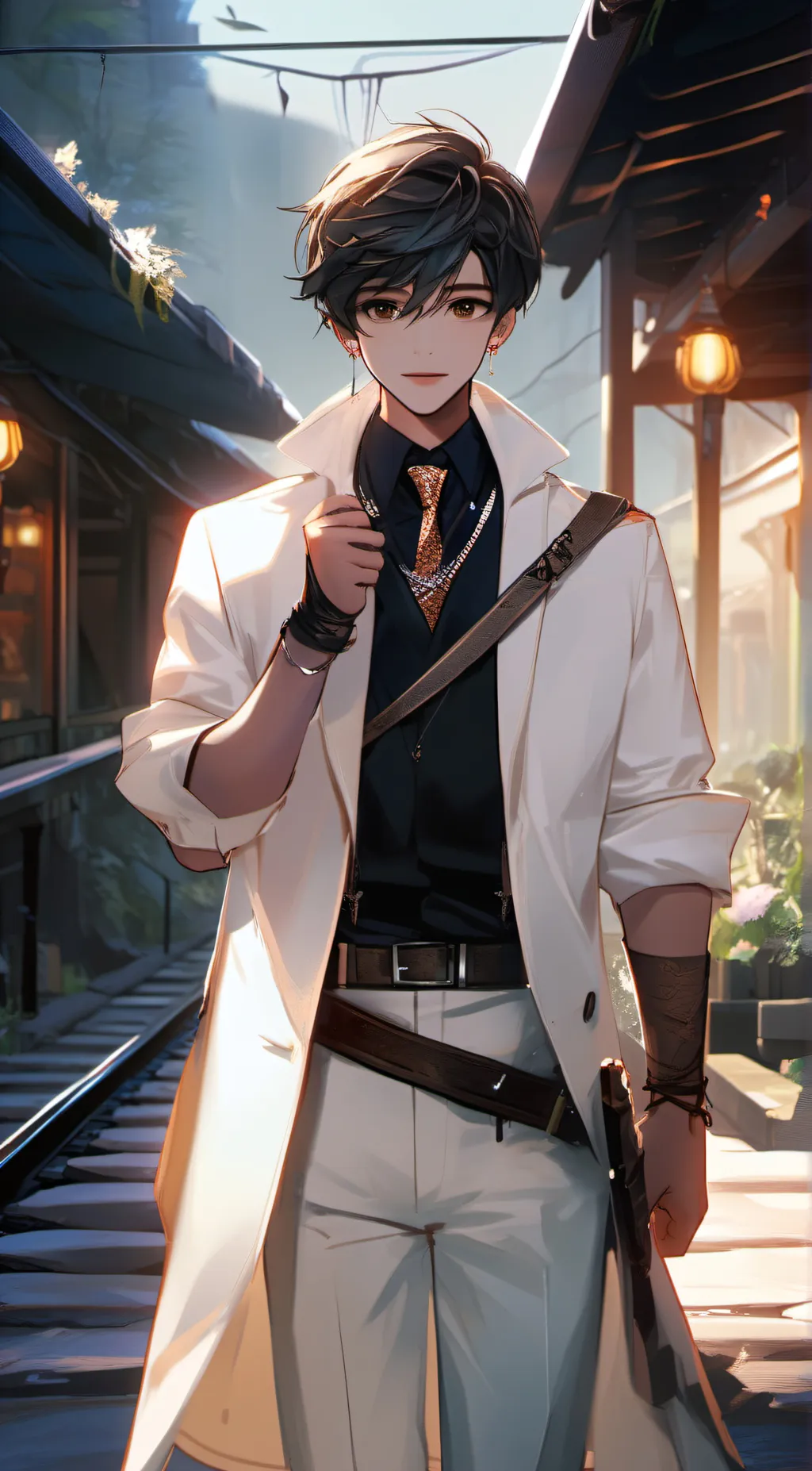 ai character: ~†🏳️‍🌈mark🏳️‍🌈†~ background