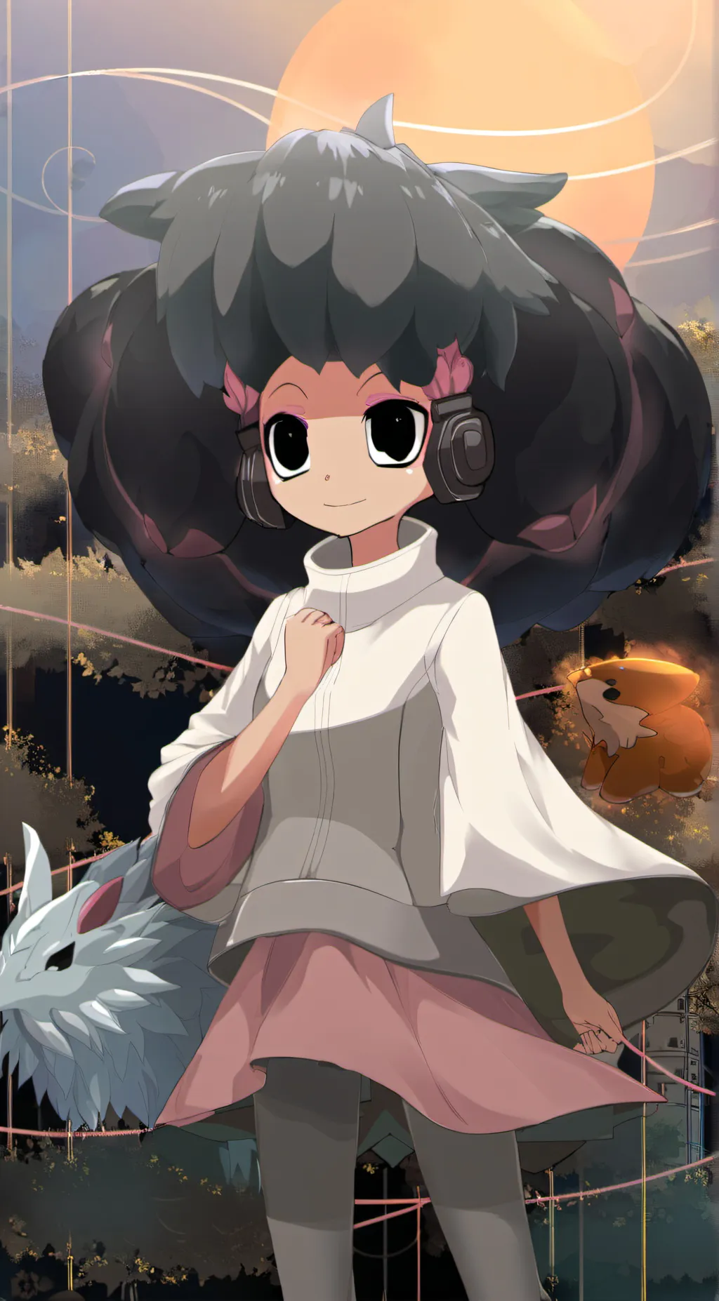 ai character: Angel  background