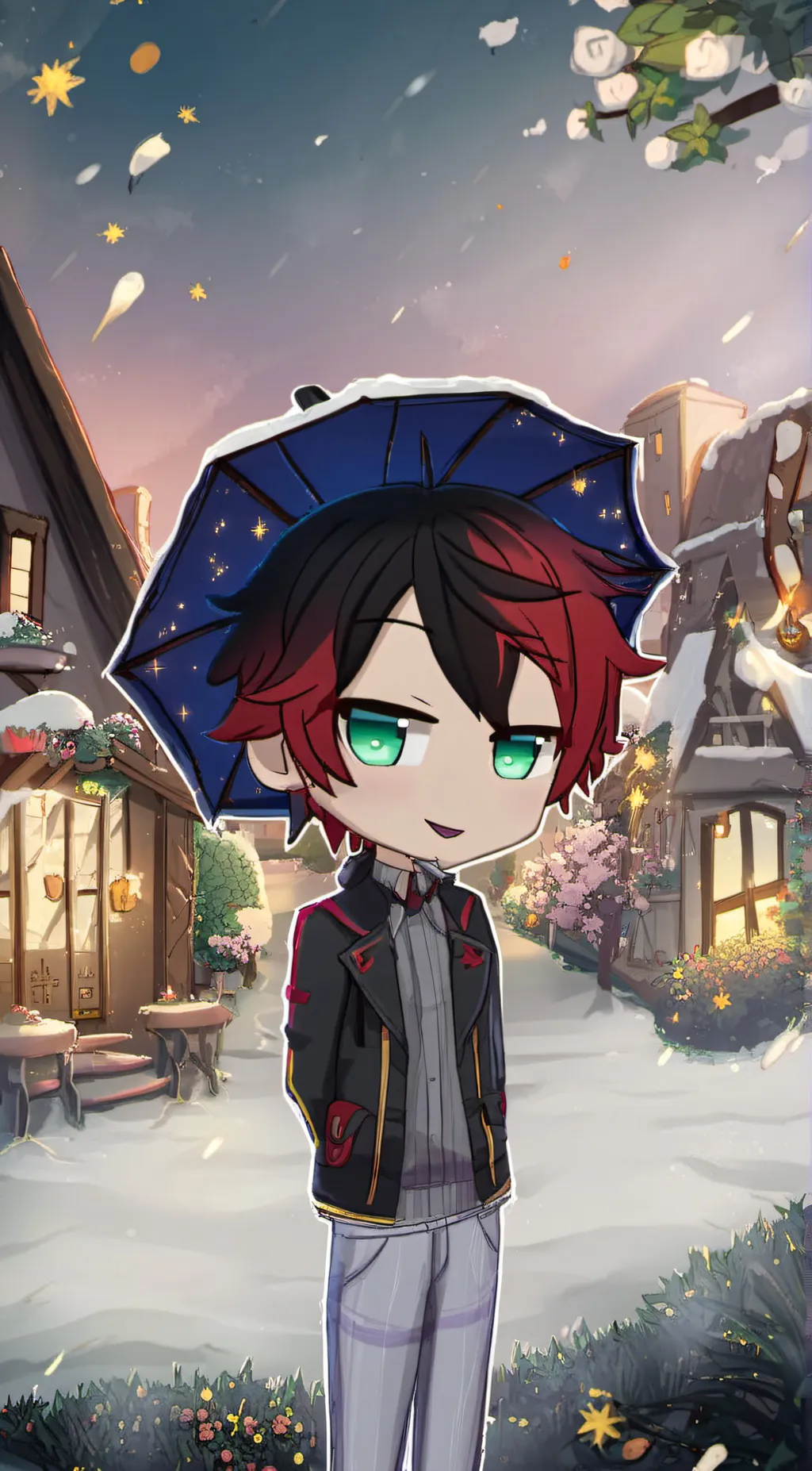 ai character: caine!!!! background