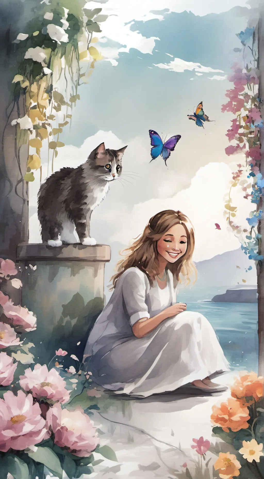 ai character: lilly background