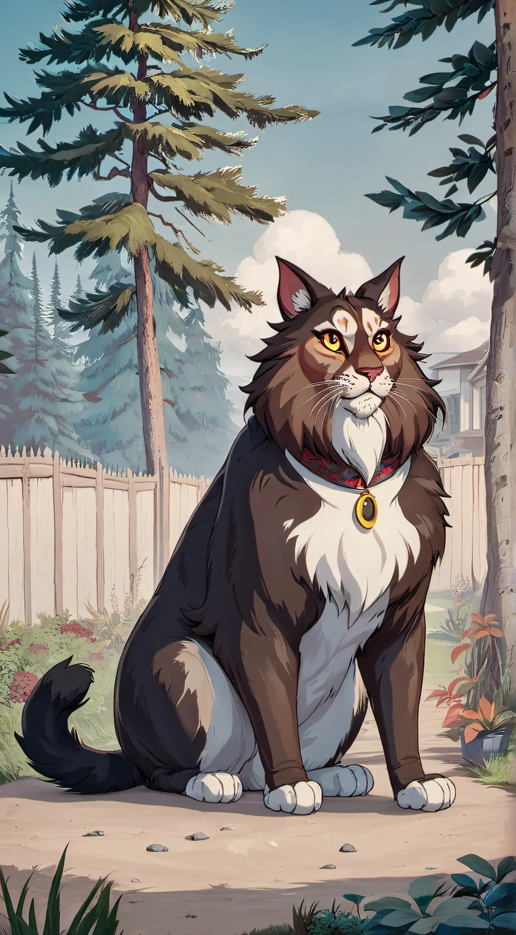 ai character: Basil. background