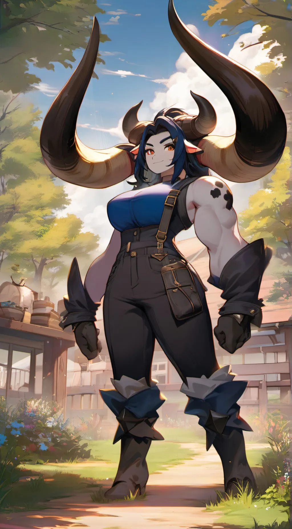 ai character: Ashley background