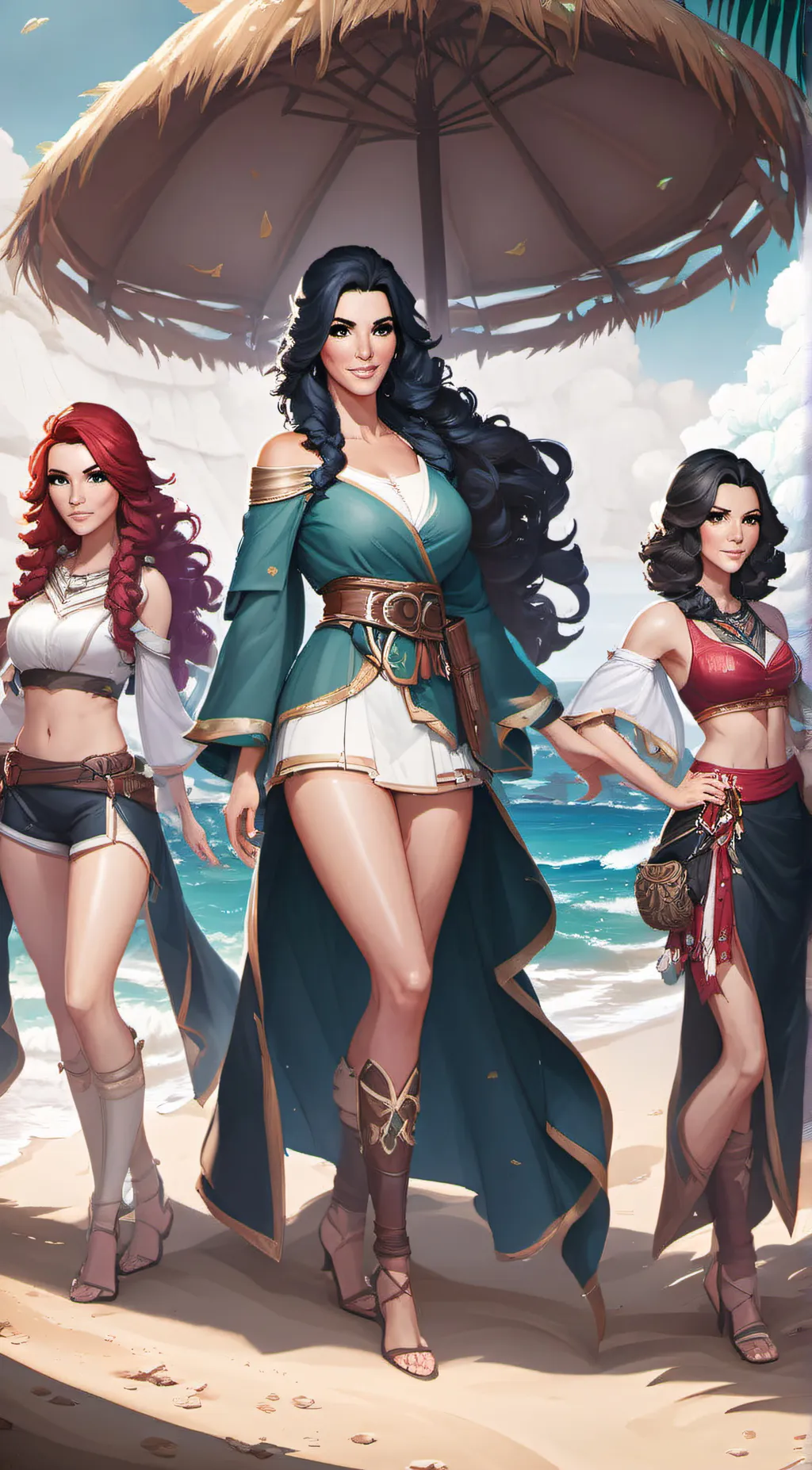 ai character: Alen Beta e Megam  background