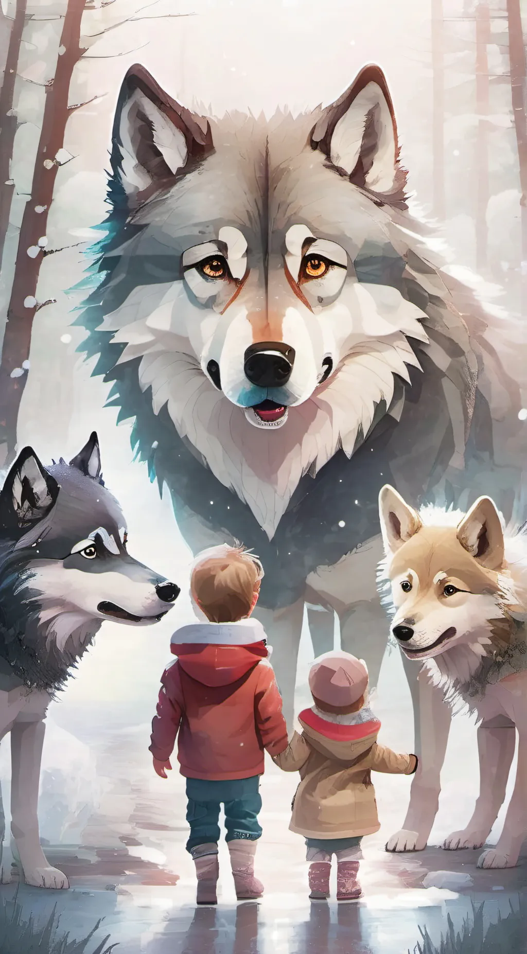 ai character: Leo and Lucy background