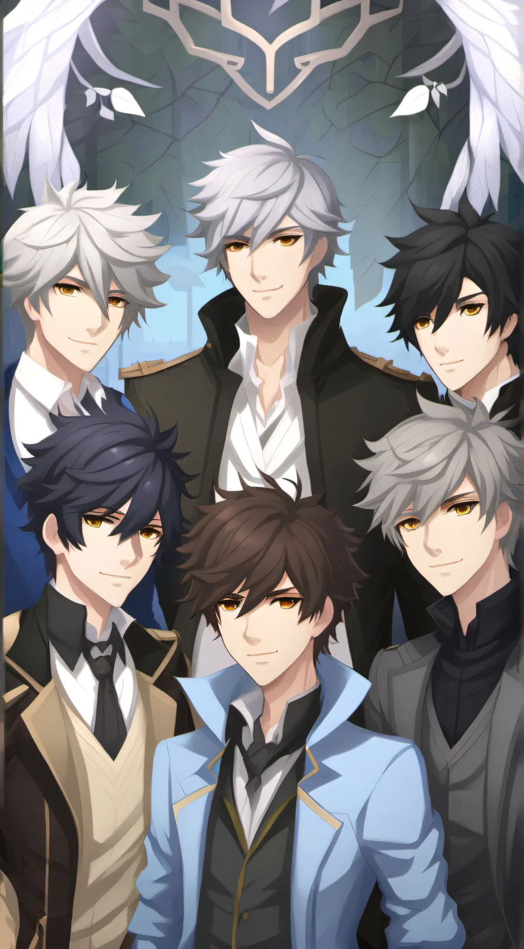 ai character: ¥Dad an brothers¥ background